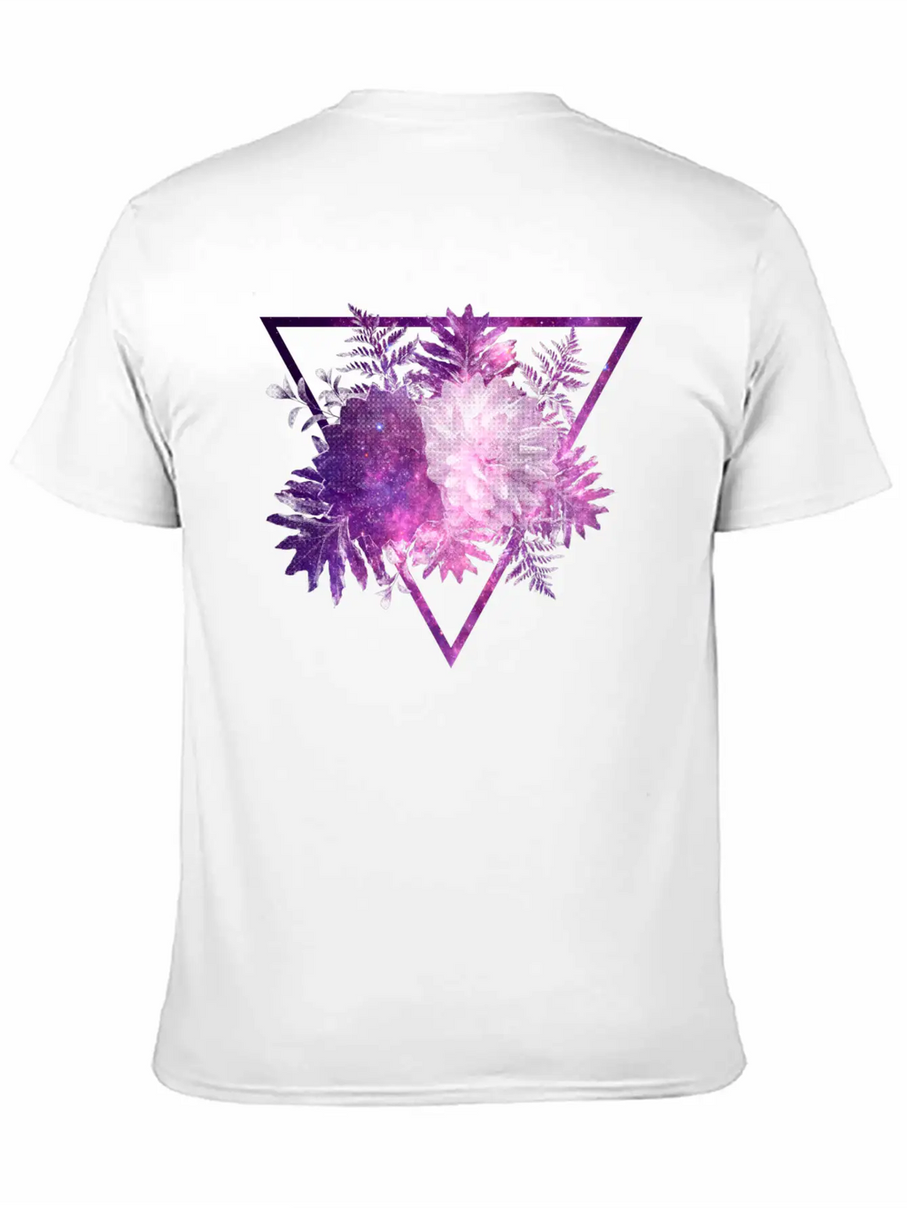 Space Flowers Classic Cotton Tee – Unisex Comfort For Any Season