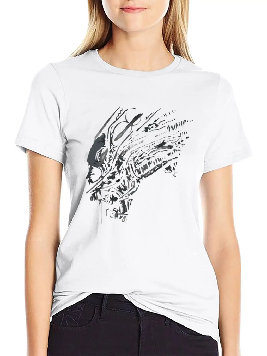 SPACE HUNTER Basic Graphic T-Shirt – Daily Comfort In Soft Cotton