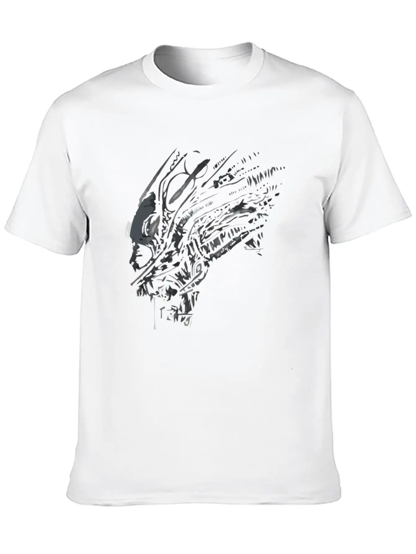 SPACE HUNTER Basic Graphic T-Shirt – Daily Comfort In Soft Cotton