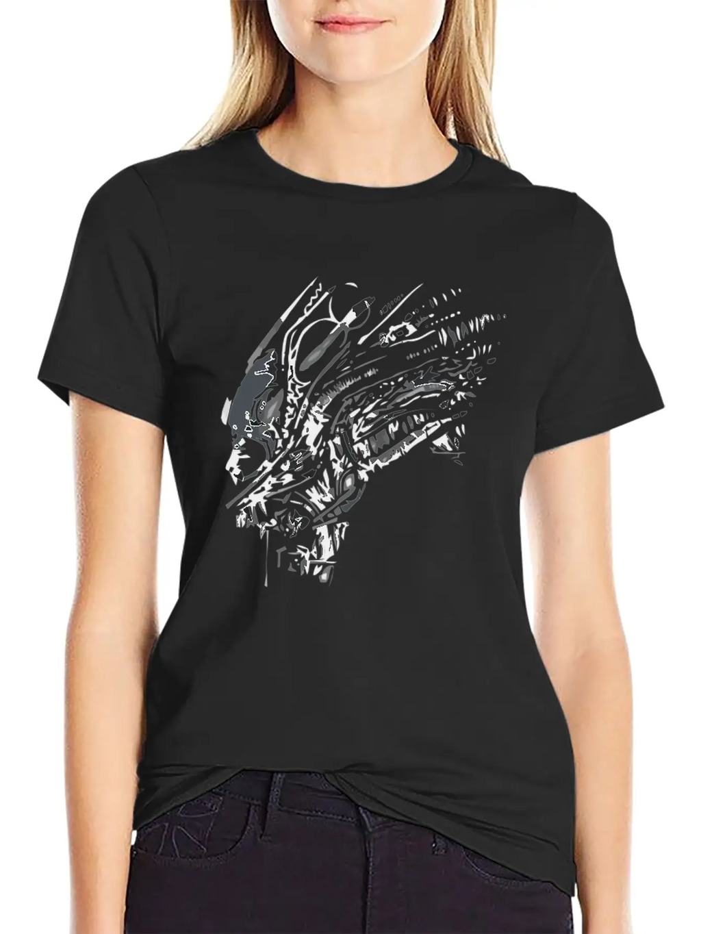 SPACE HUNTER Basic Graphic T-Shirt – Daily Comfort In Soft Cotton