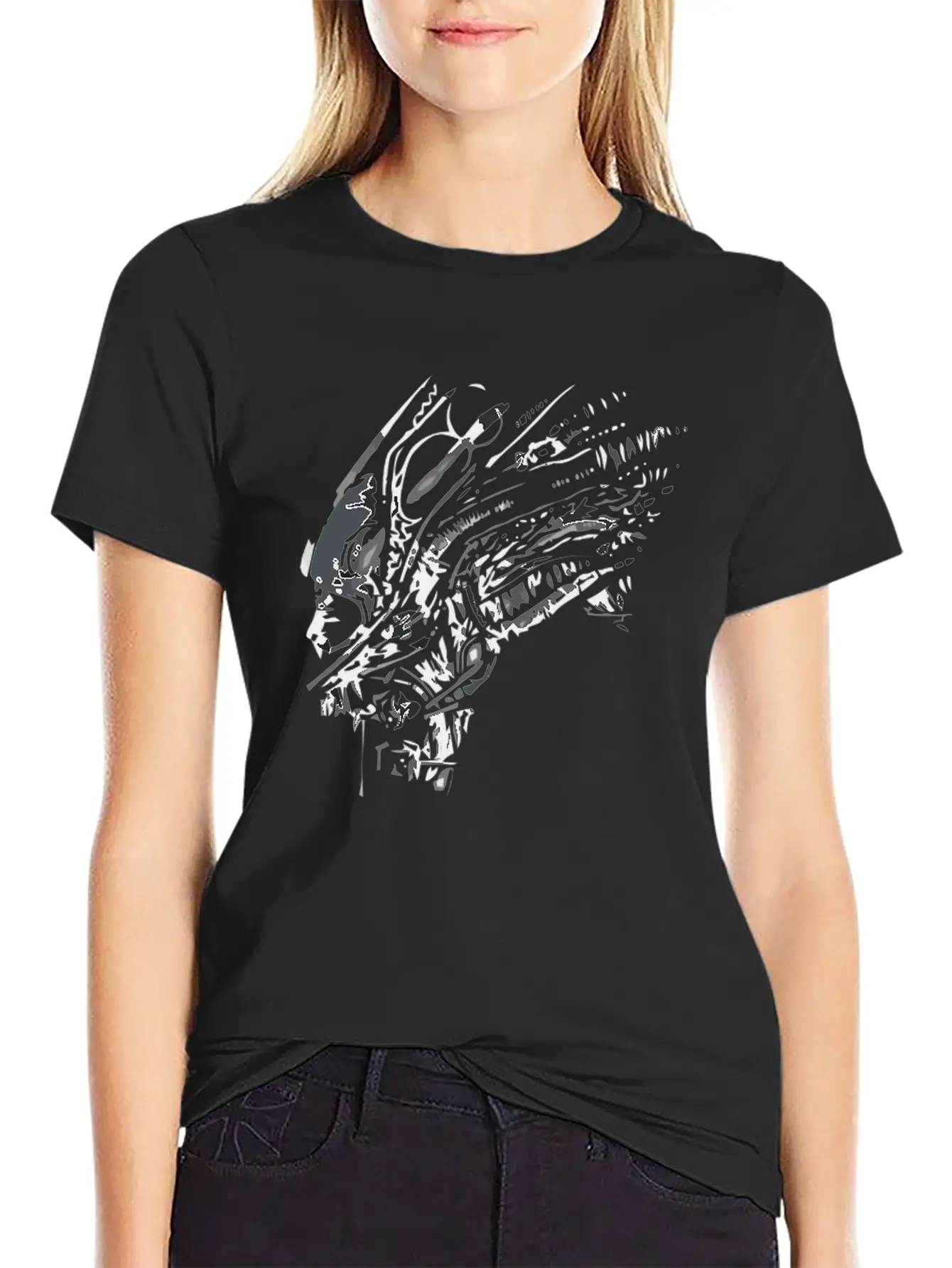 SPACE HUNTER Basic Graphic T-Shirt – Daily Comfort In Soft Cotton