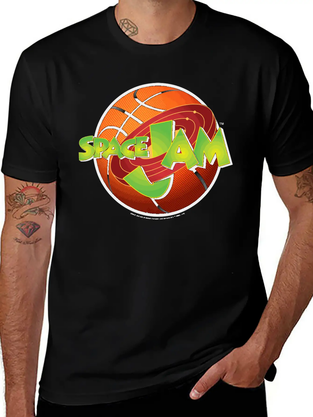 Space Jam Basketball Logo Timeless Short Sleeve Tee – Comfy And Minimalist Design