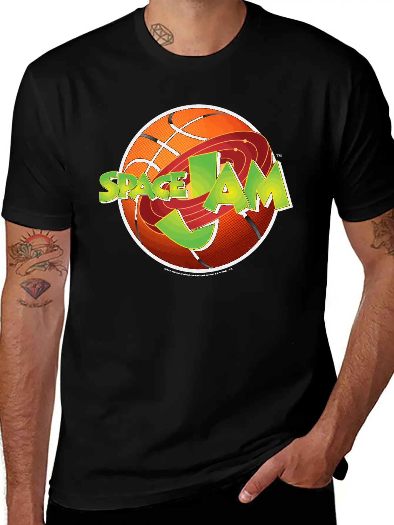 Space Jam Basketball Logo Timeless Short Sleeve Tee – Comfy And Minimalist Design