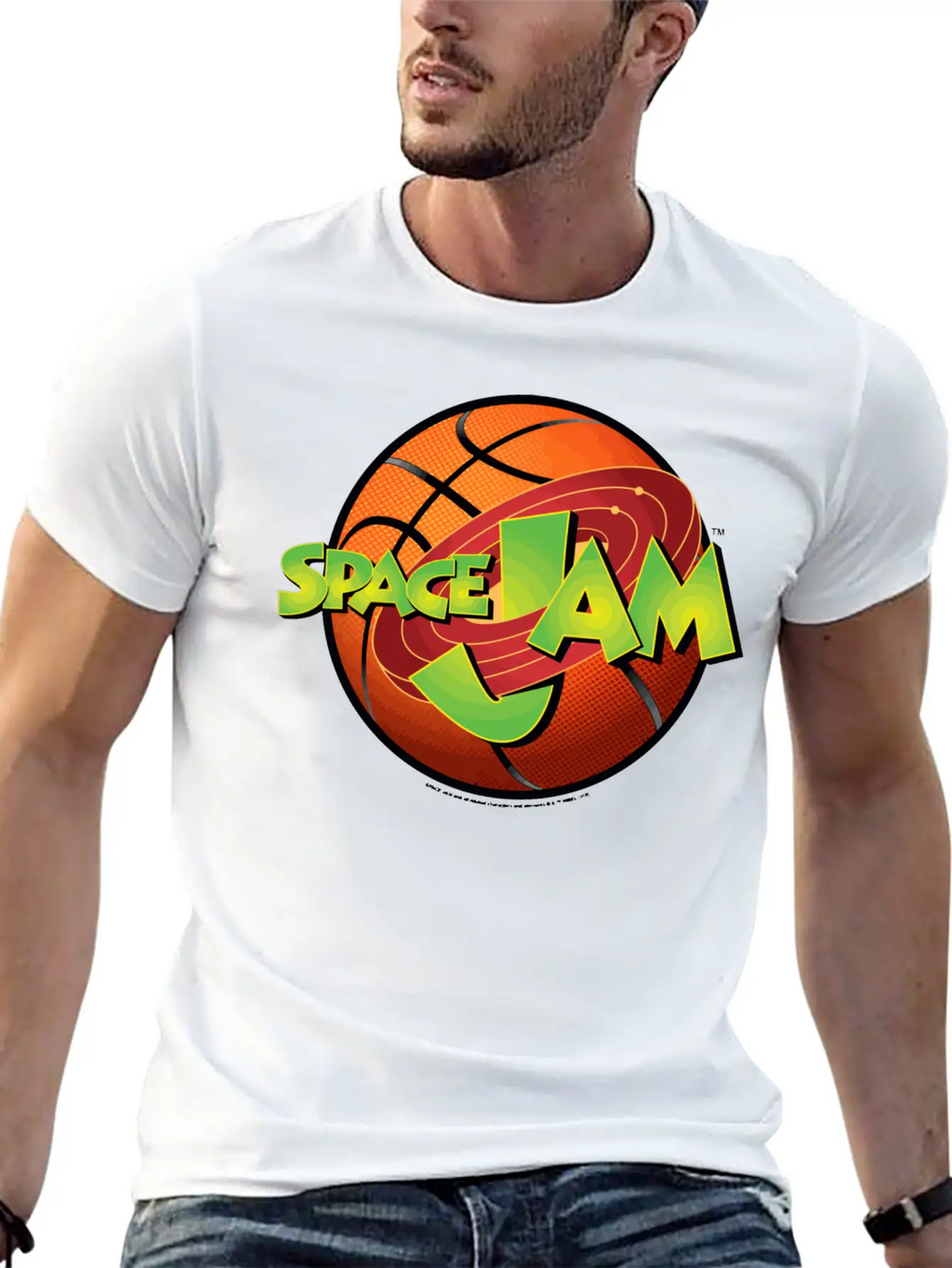 Space Jam Basketball Logo Timeless Short Sleeve Tee – Comfy And Minimalist Design