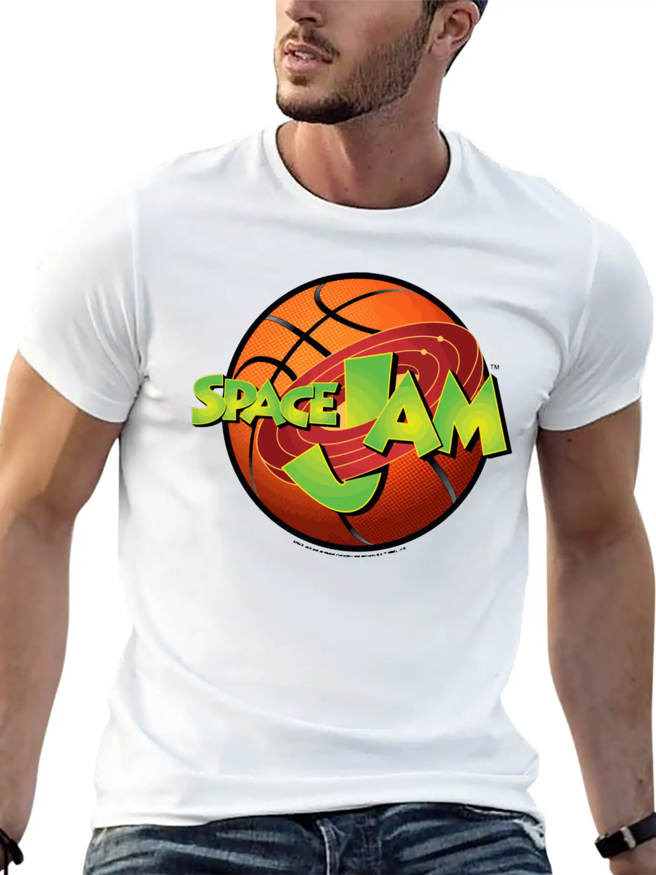 Space Jam Basketball Logo Timeless Short Sleeve Tee – Comfy And Minimalist Design