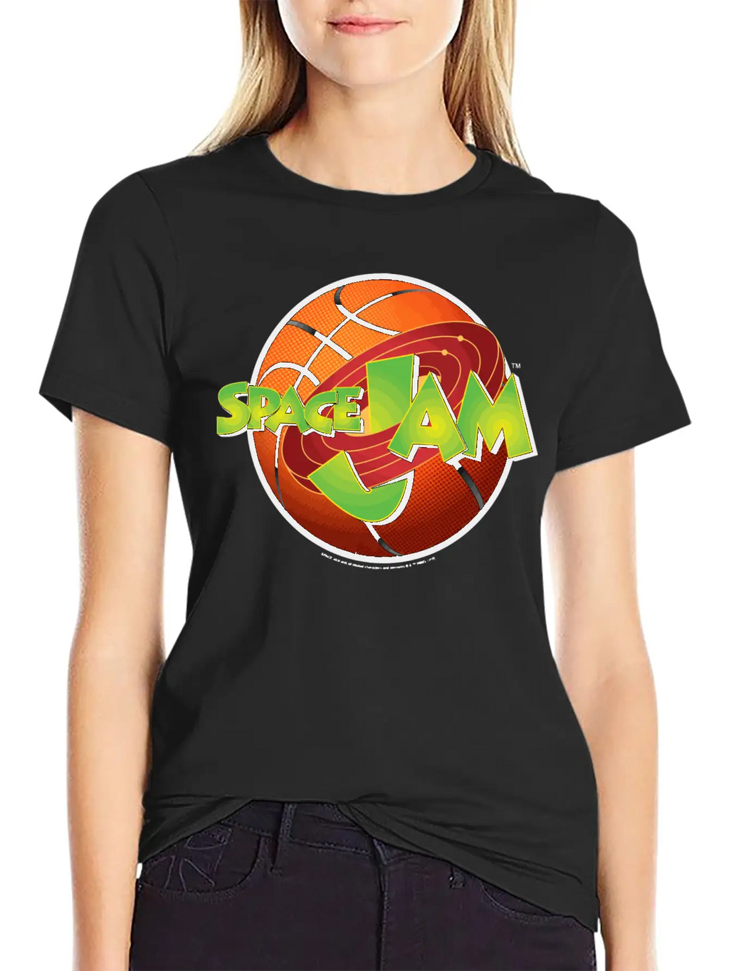 Space Jam Basketball Logo Timeless Short Sleeve Tee – Comfy And Minimalist Design