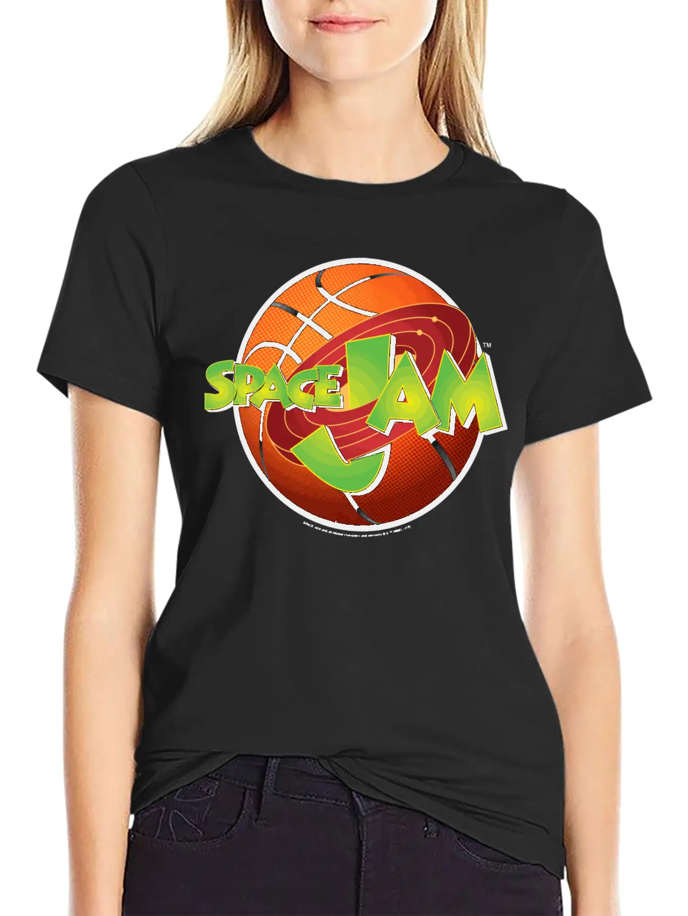 Space Jam Basketball Logo Timeless Short Sleeve Tee – Comfy And Minimalist Design