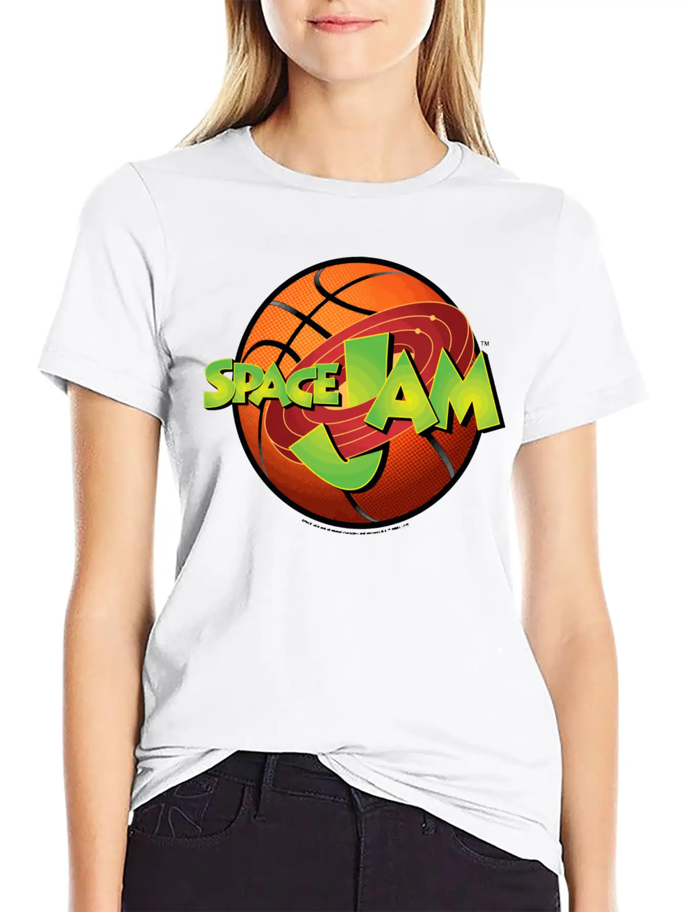 Space Jam Basketball Logo Timeless Short Sleeve Tee – Comfy And Minimalist Design