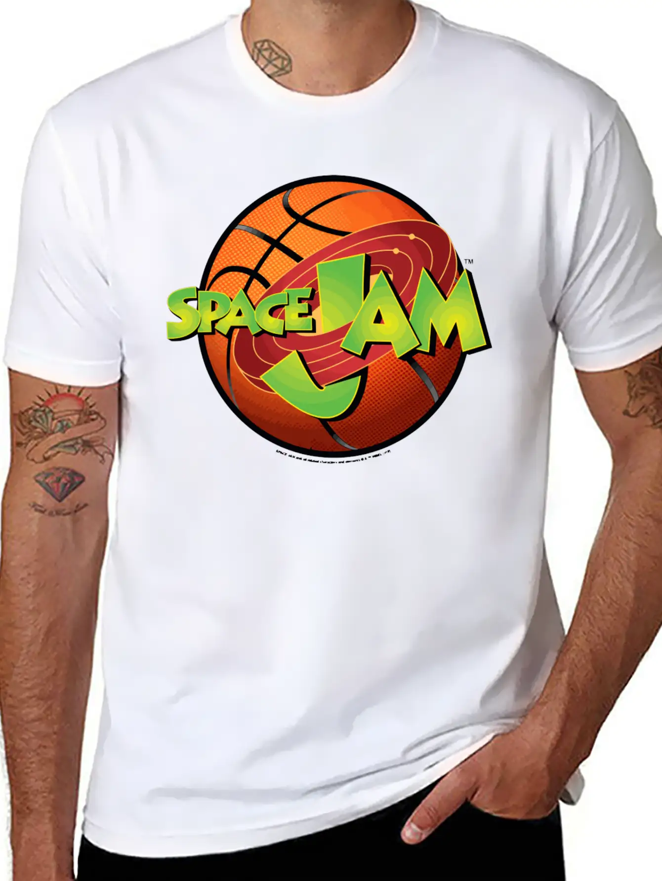 Space Jam Basketball Logo Timeless Short Sleeve Tee – Comfy And Minimalist Design