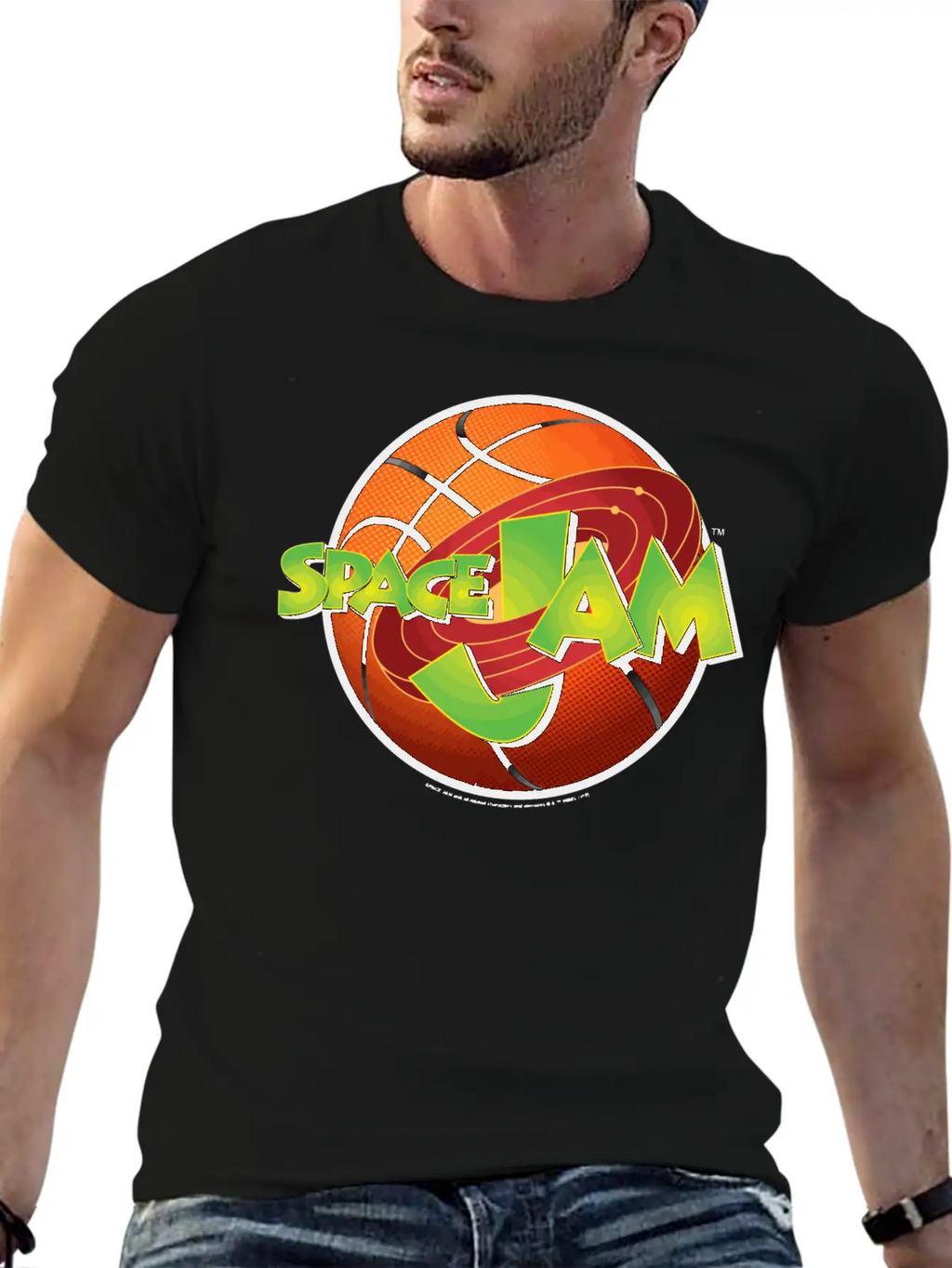 Space Jam Basketball Logo Timeless Short Sleeve Tee – Comfy And Minimalist Design