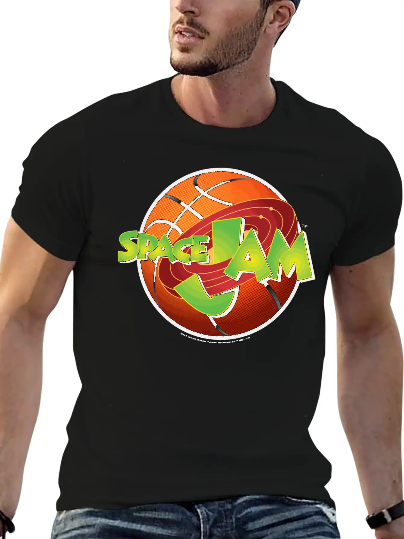 Space Jam Basketball Logo Timeless Short Sleeve Tee – Comfy And Minimalist Design
