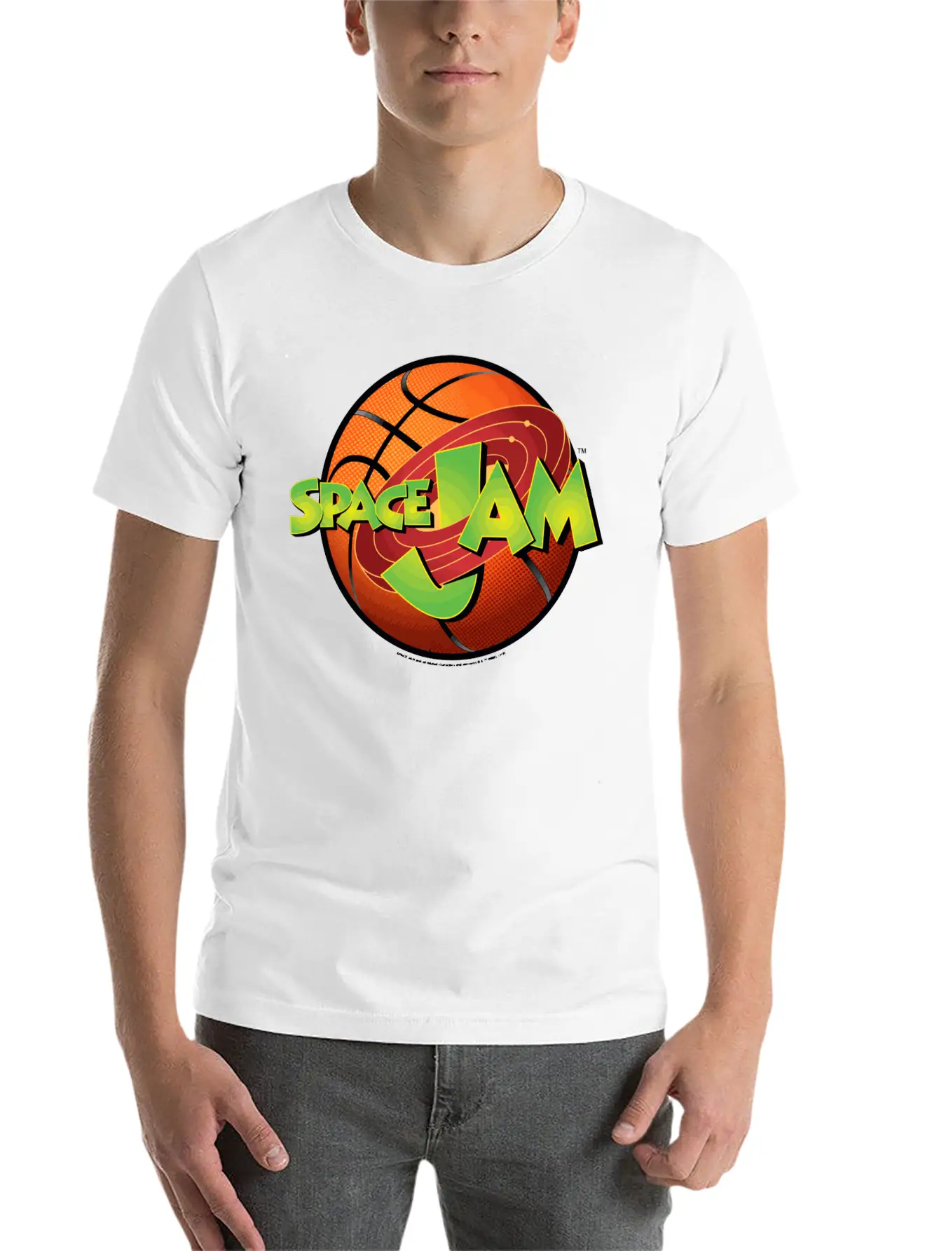 Space Jam Basketball Logo Timeless Short Sleeve Tee – Comfy And Minimalist Design