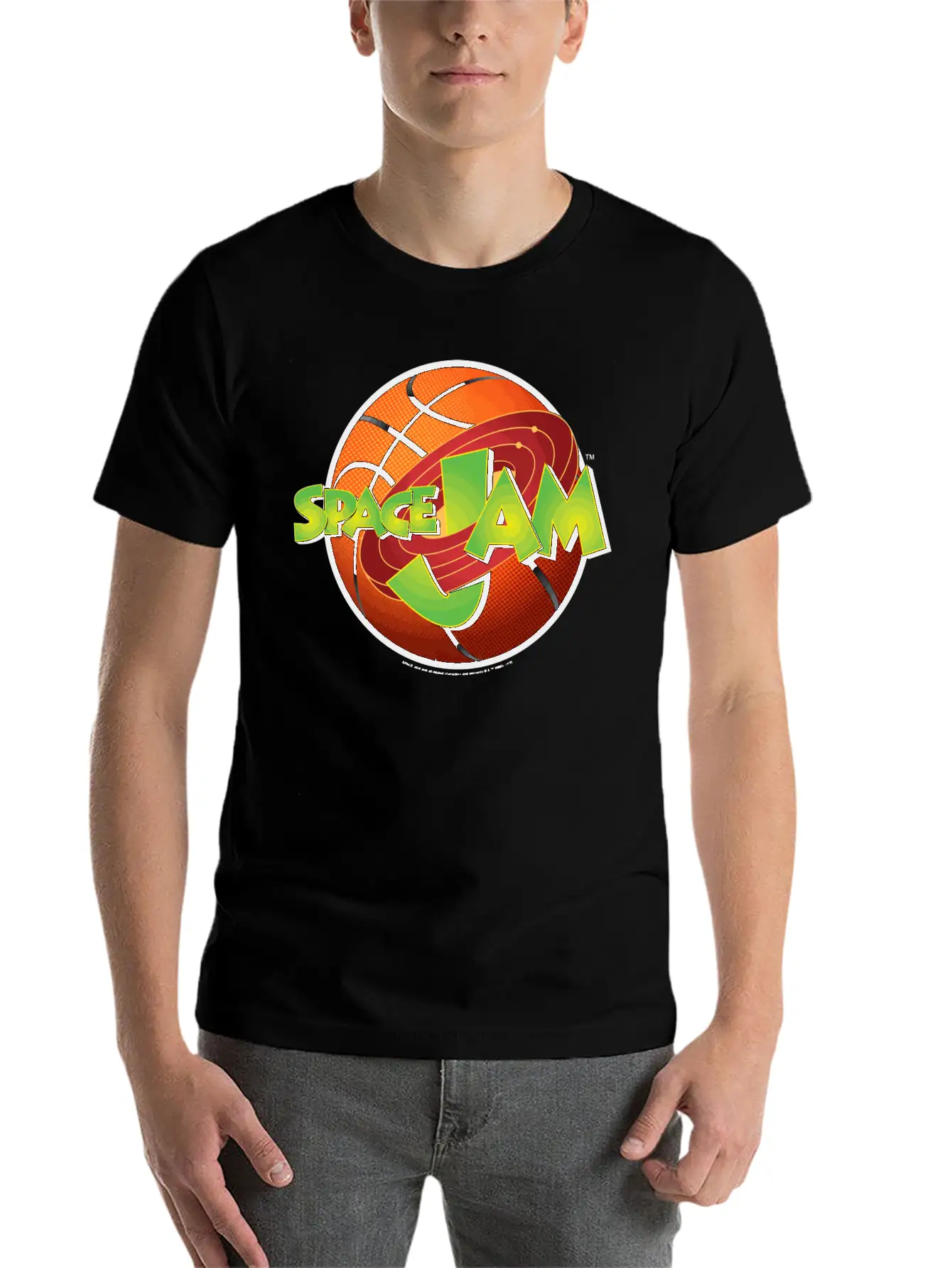 Space Jam Basketball Logo Timeless Short Sleeve Tee – Comfy And Minimalist Design
