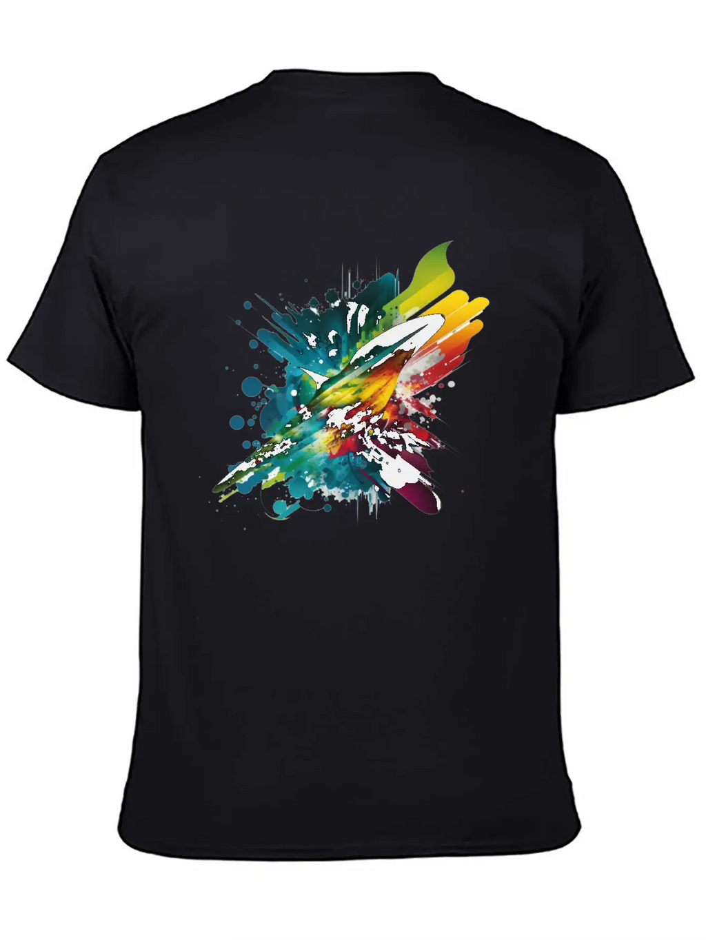 Space Rainbow Essential Cotton Tee For Daily Outfits – Unisex Style