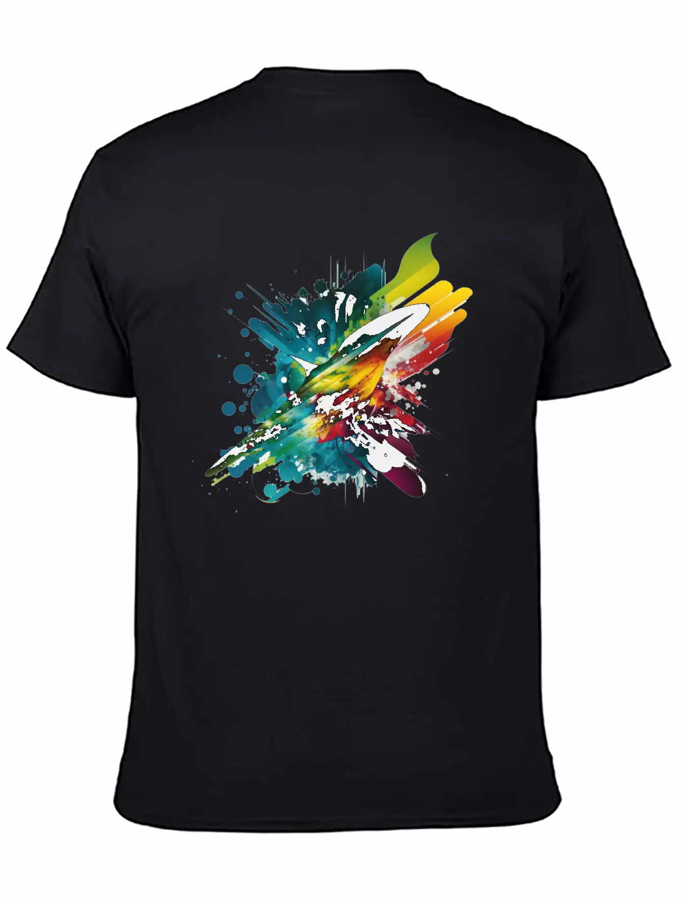Space Rainbow Essential Cotton Tee For Daily Outfits – Unisex Style
