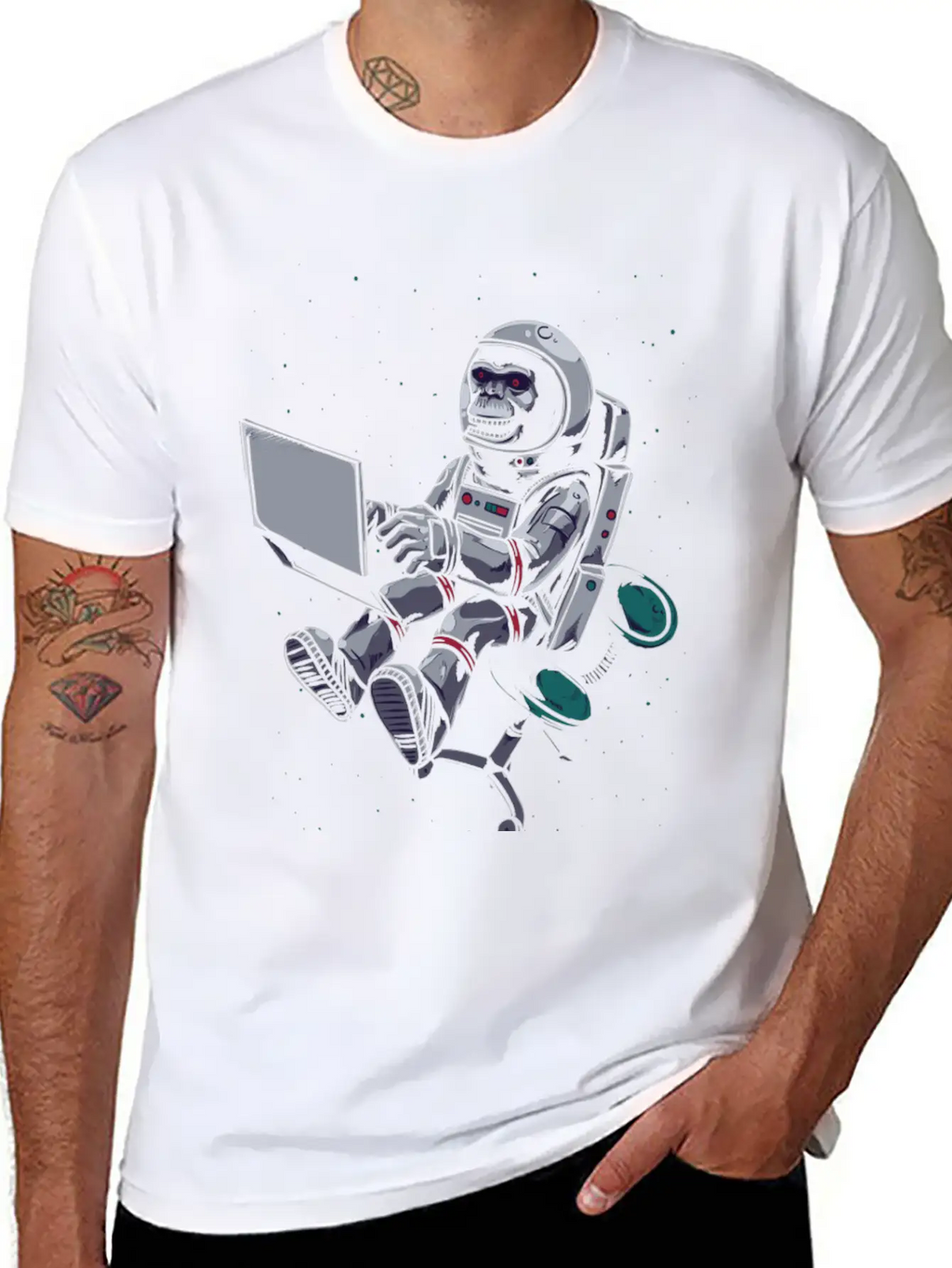 Space Scientist Relaxed Everyday Tee – Lightweight And Durable Cotton