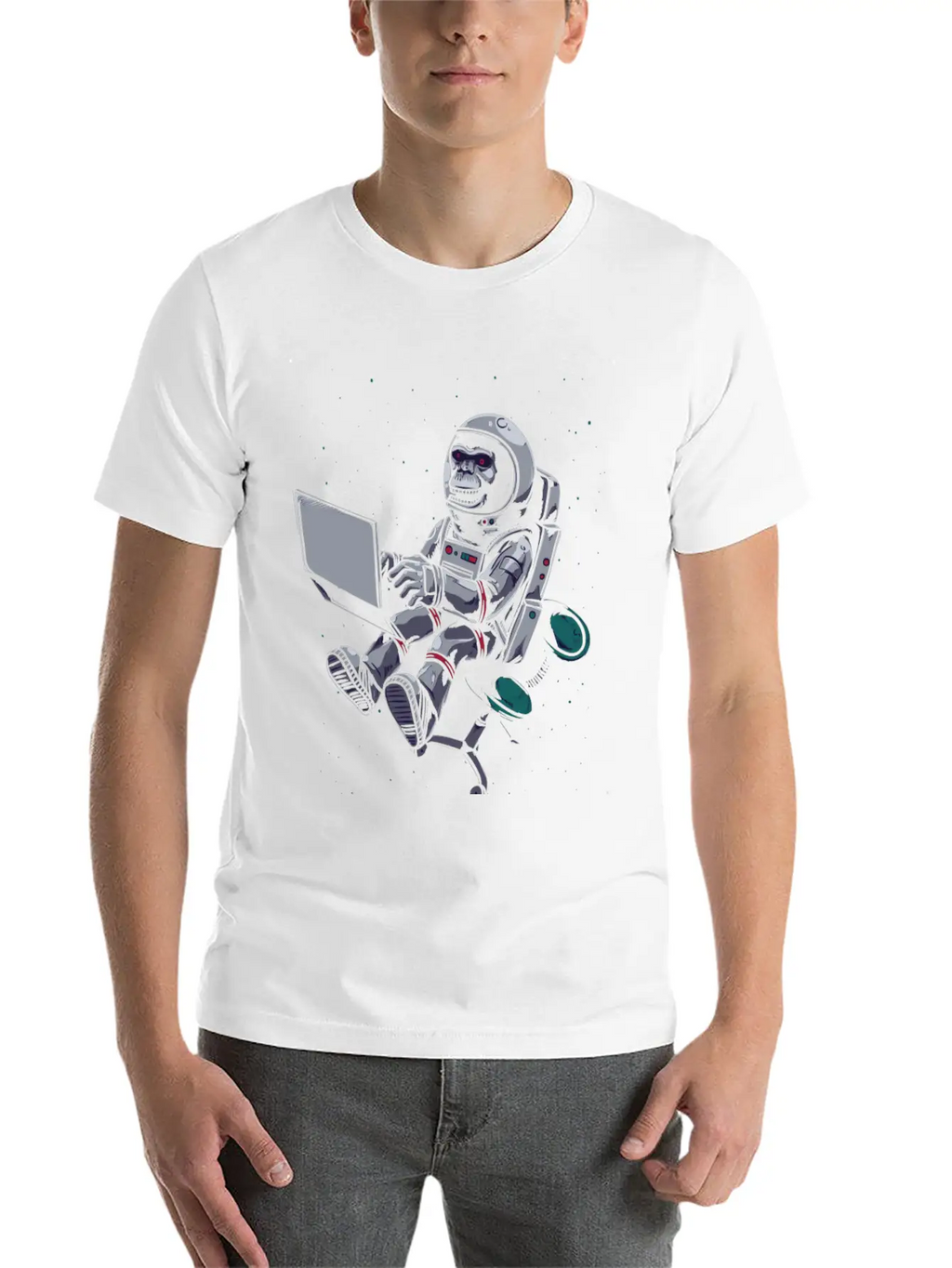Space Scientist Relaxed Everyday Tee – Lightweight And Durable Cotton