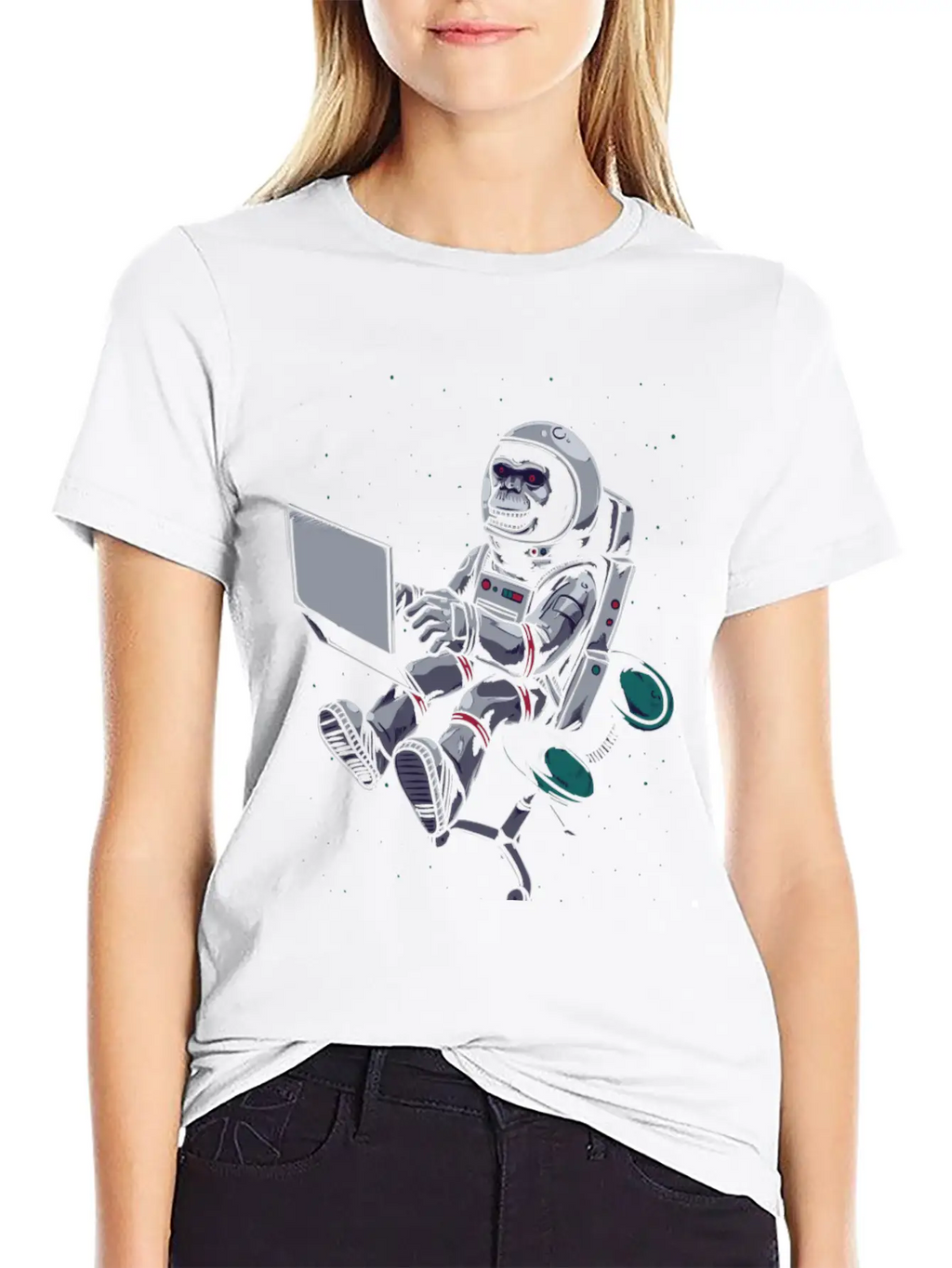 Space Scientist Relaxed Everyday Tee – Lightweight And Durable Cotton