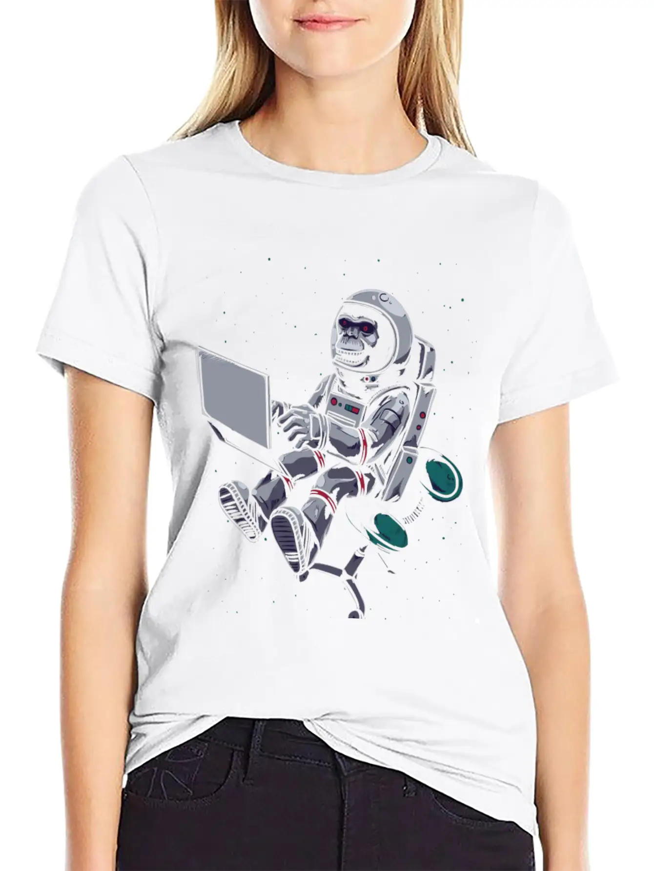 Space Scientist Relaxed Everyday Tee – Lightweight And Durable Cotton