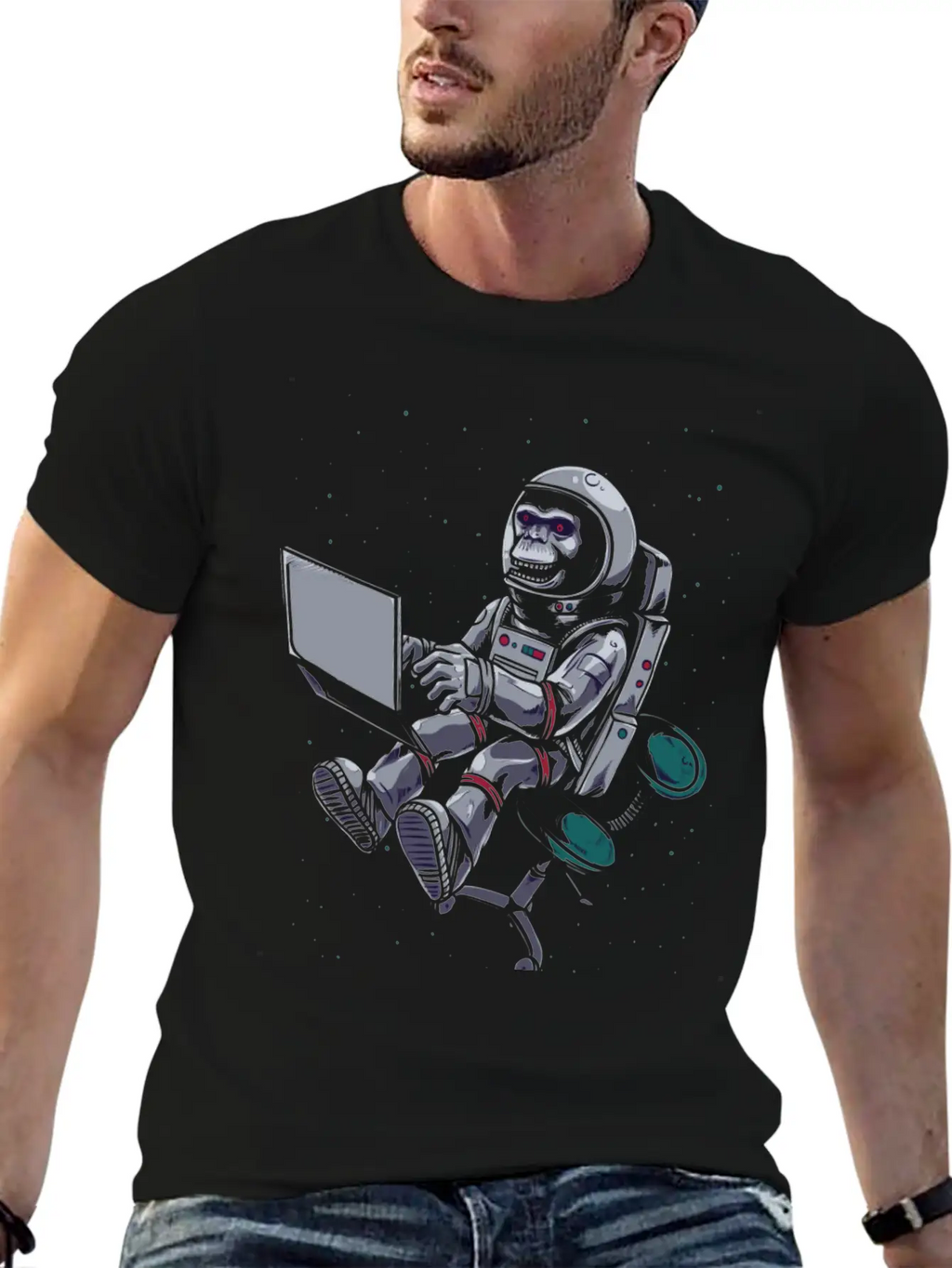 Space Scientist Relaxed Everyday Tee – Lightweight And Durable Cotton