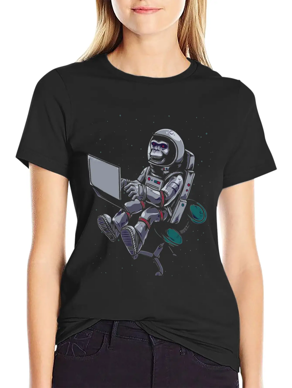Space Scientist Relaxed Everyday Tee – Lightweight And Durable Cotton