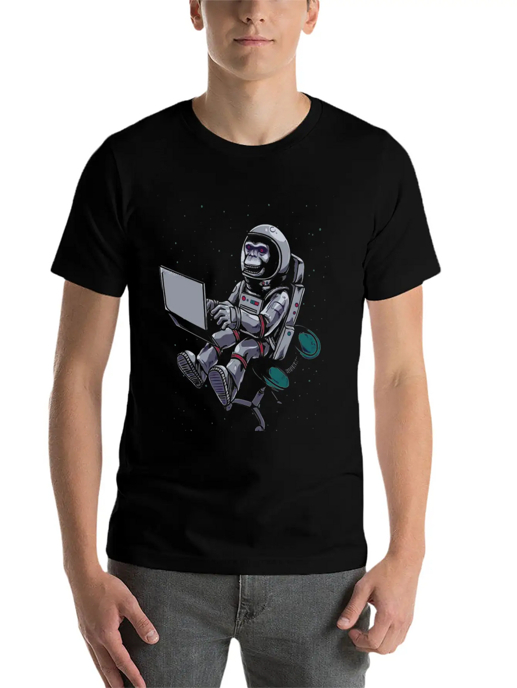 Space Scientist Relaxed Everyday Tee – Lightweight And Durable Cotton