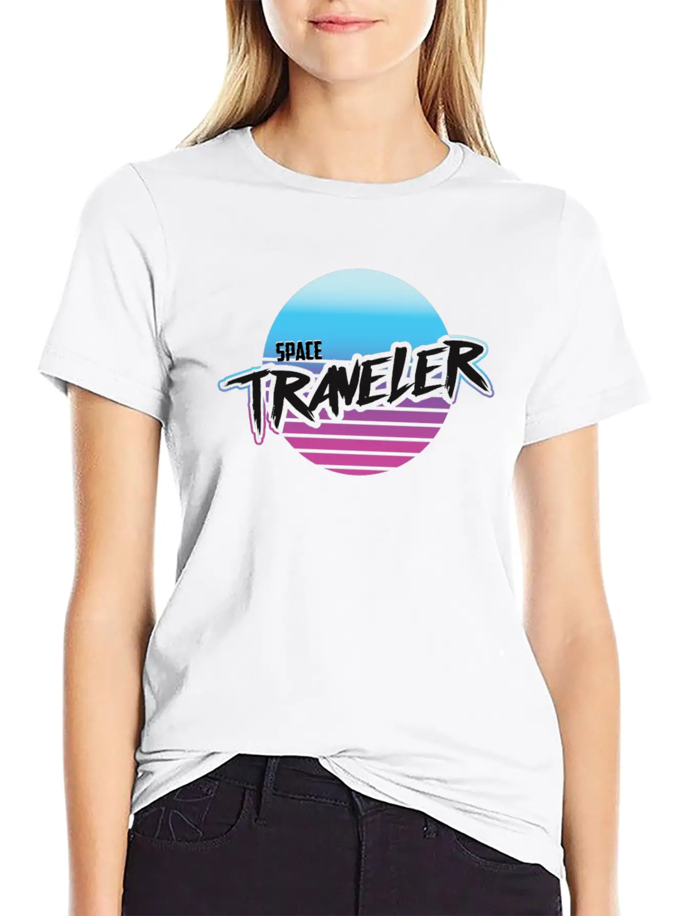 Space Traveller Classic Cotton Tee – Unisex Comfort For Any Season