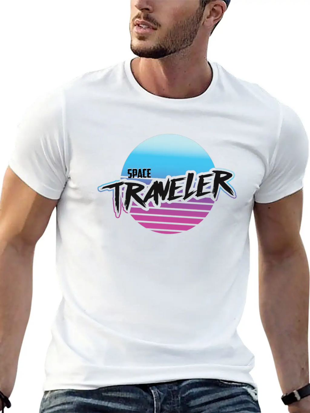 Space Traveller Classic Cotton Tee – Unisex Comfort For Any Season