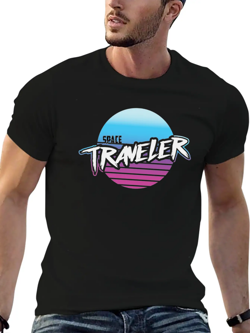 Space Traveller Classic Cotton Tee – Unisex Comfort For Any Season