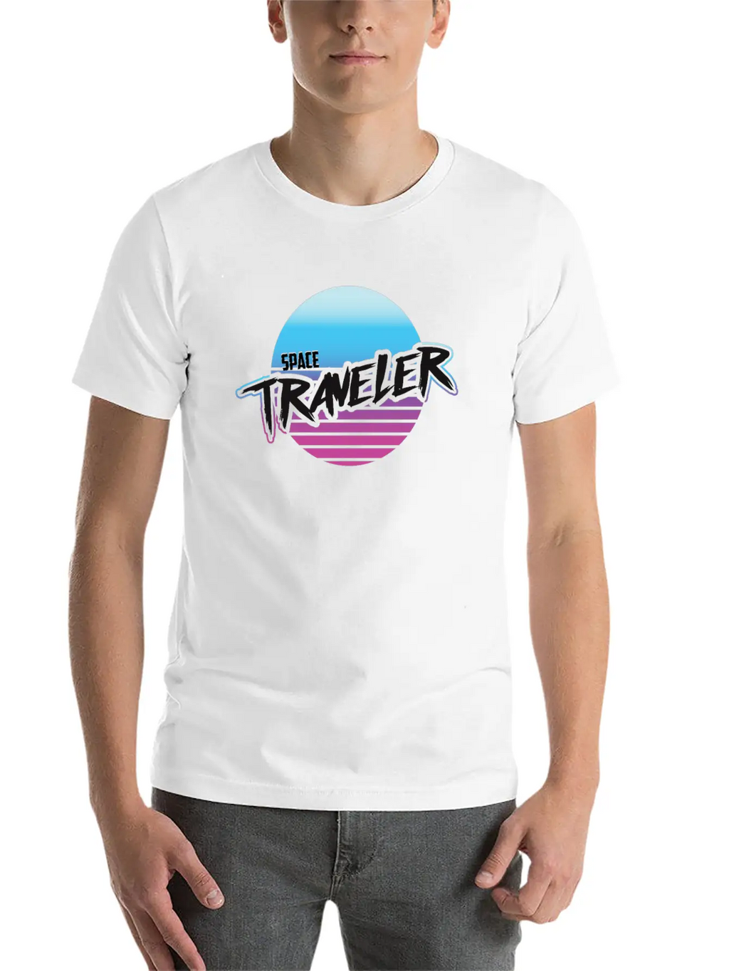Space Traveller Classic Cotton Tee – Unisex Comfort For Any Season