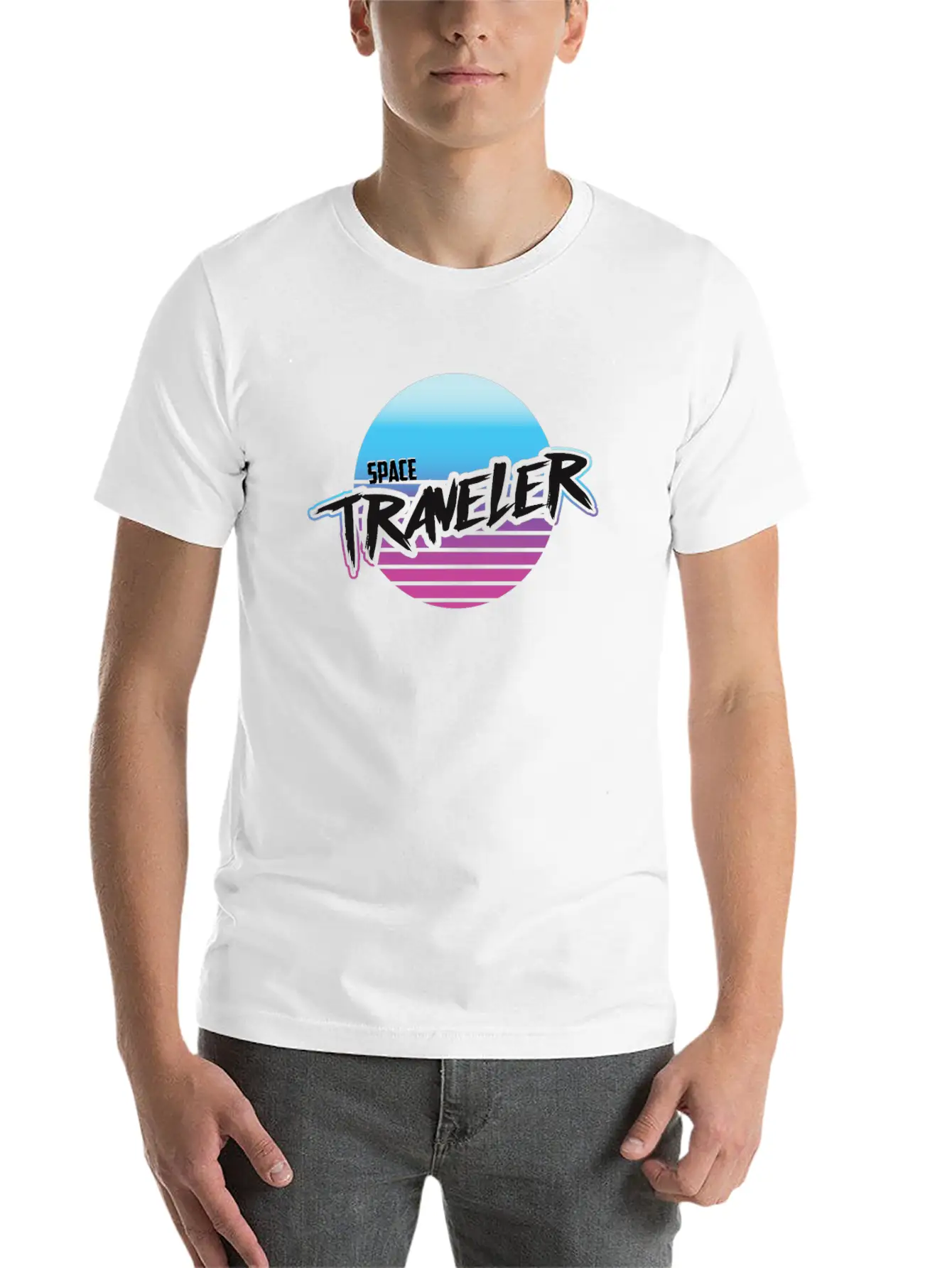 Space Traveller Classic Cotton Tee – Unisex Comfort For Any Season