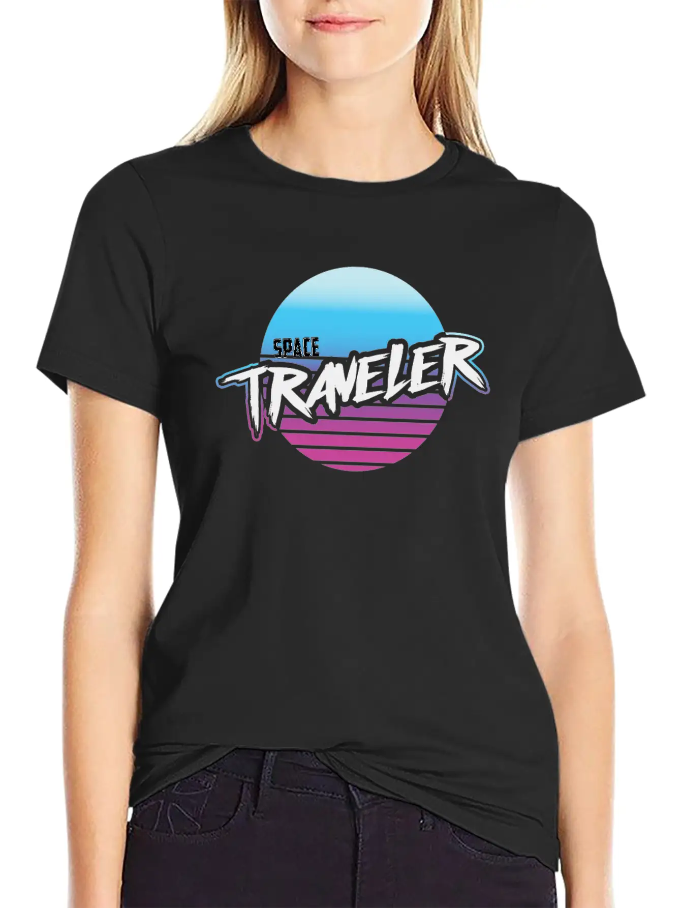 Space Traveller Classic Cotton Tee – Unisex Comfort For Any Season