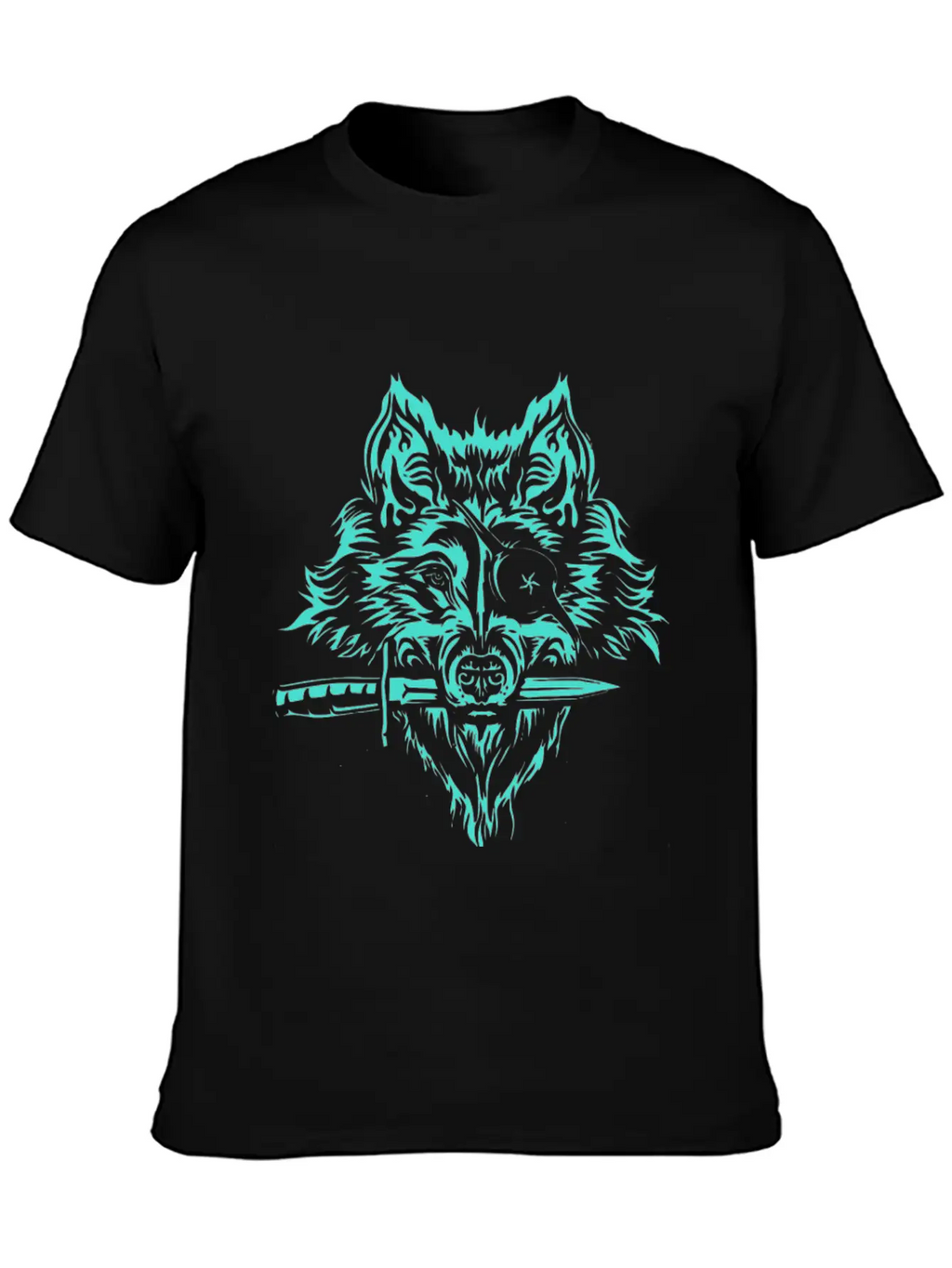 Space Wolf Pirate Breathable Soft Cotton T-Shirt – Timeless Casual Look
