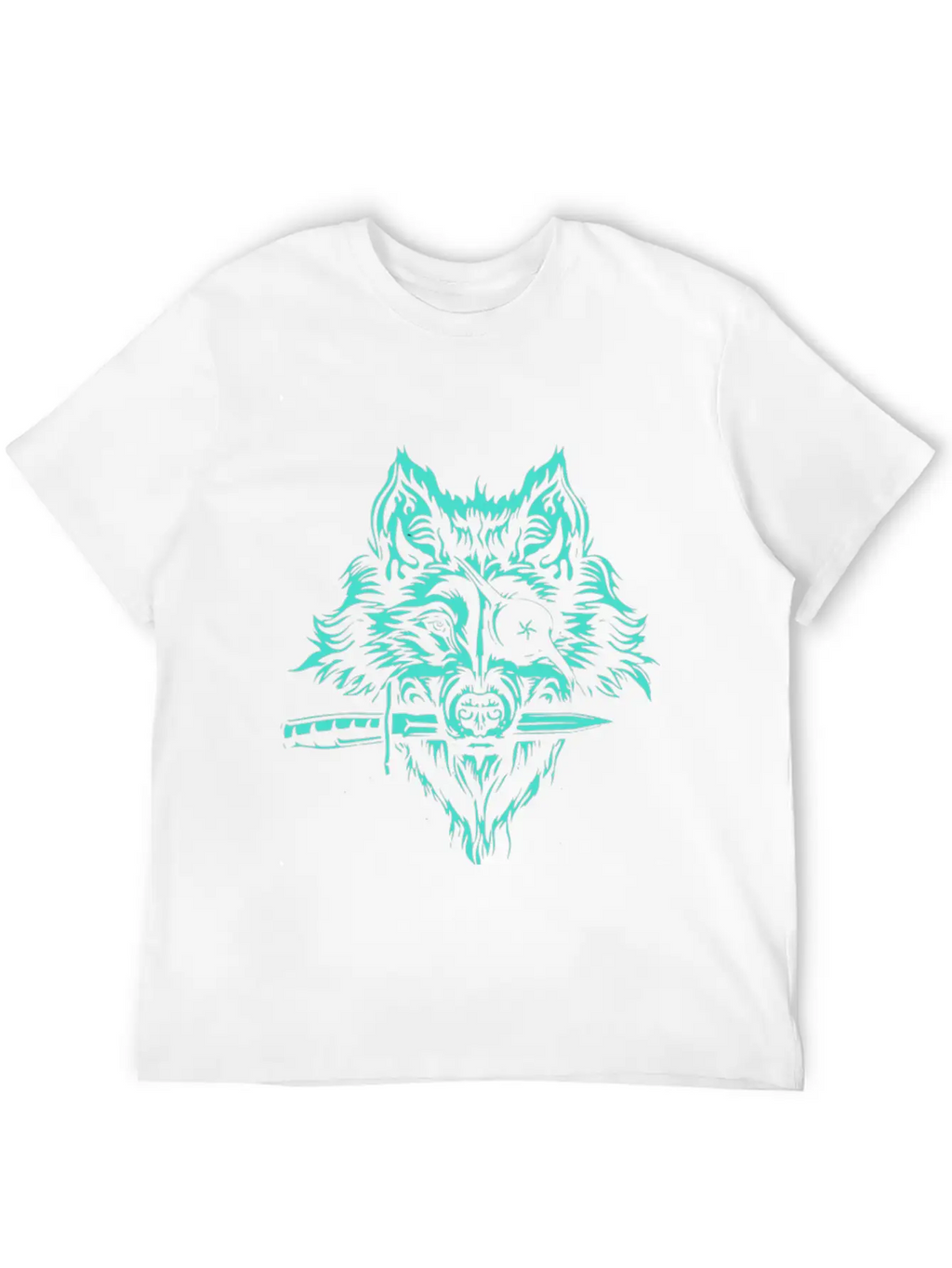 Space Wolf Pirate Breathable Soft Cotton T-Shirt – Timeless Casual Look