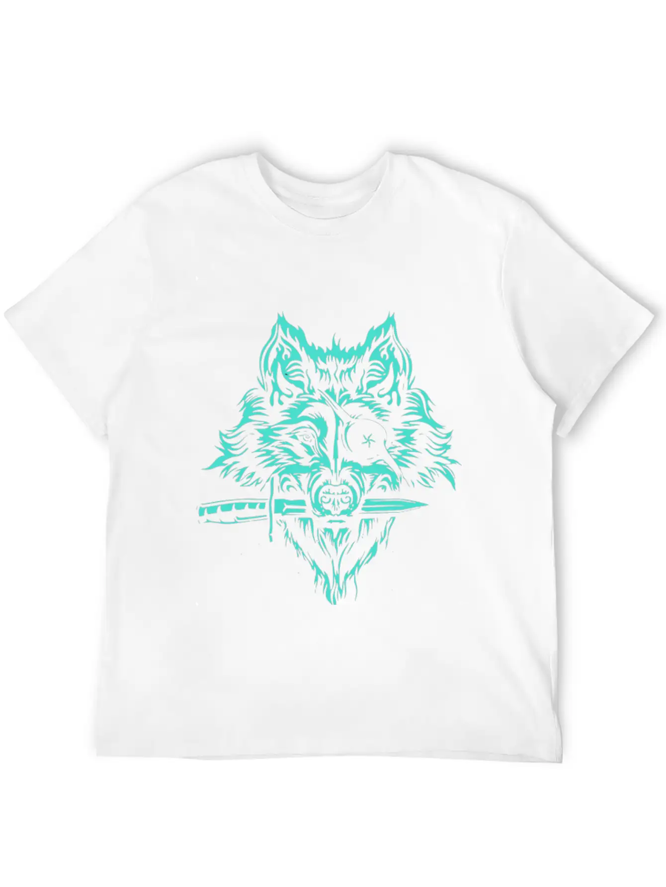 Space Wolf Pirate Breathable Soft Cotton T-Shirt – Timeless Casual Look