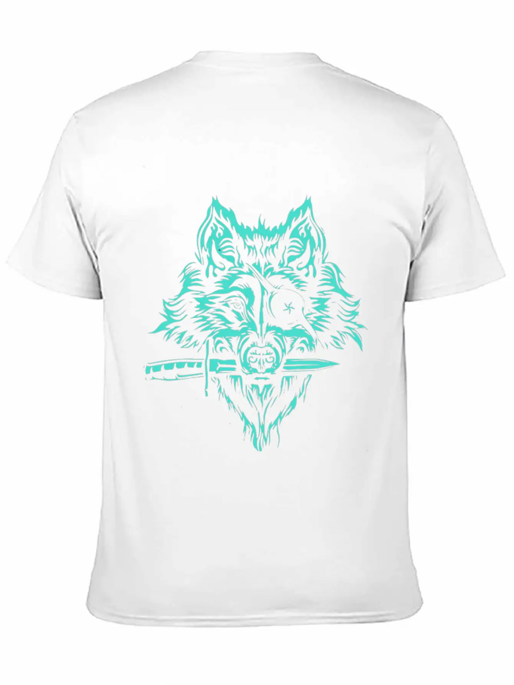 Space Wolf Pirate Breathable Soft Cotton T-Shirt – Timeless Casual Look