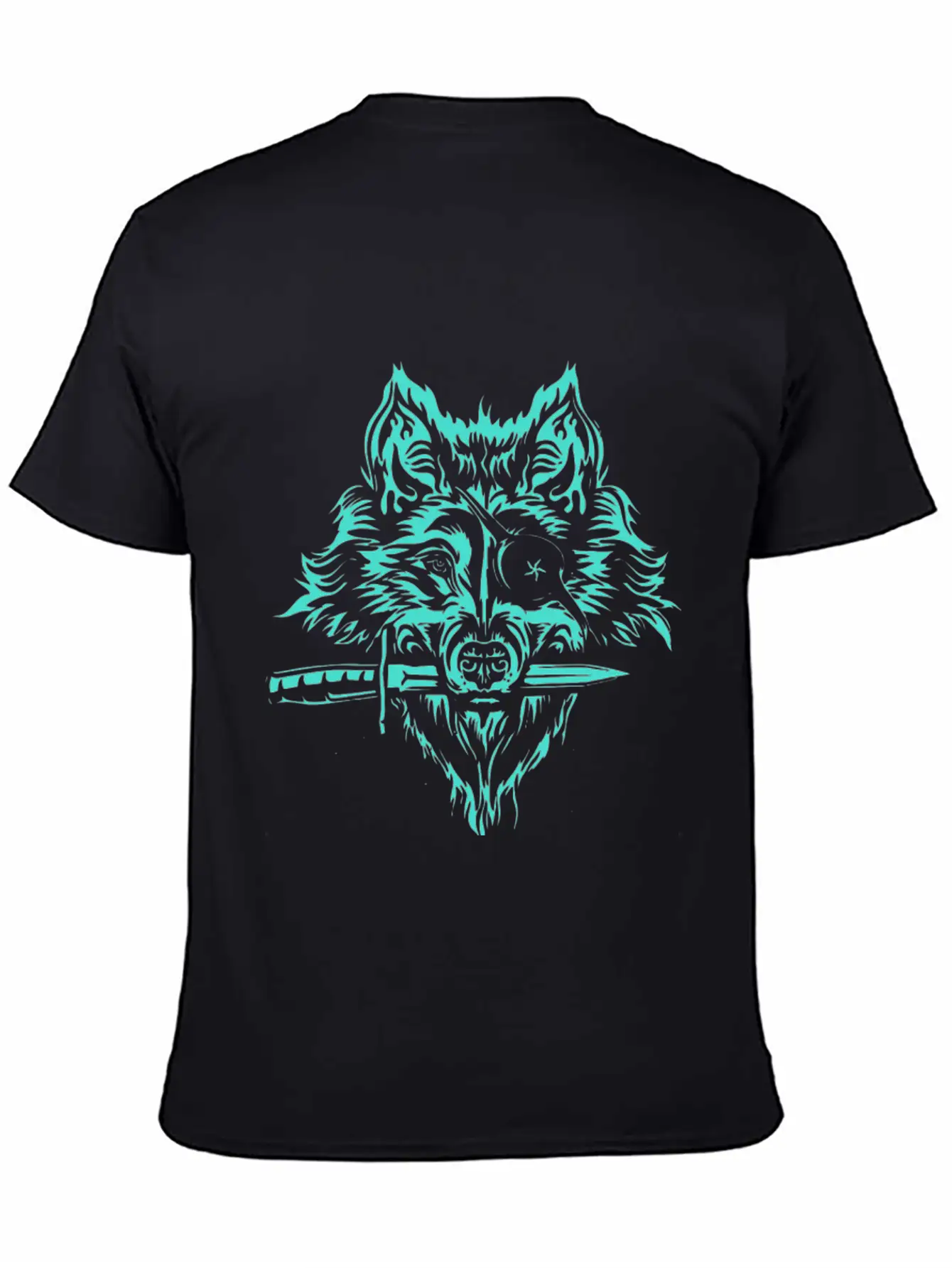 Space Wolf Pirate Breathable Soft Cotton T-Shirt – Timeless Casual Look