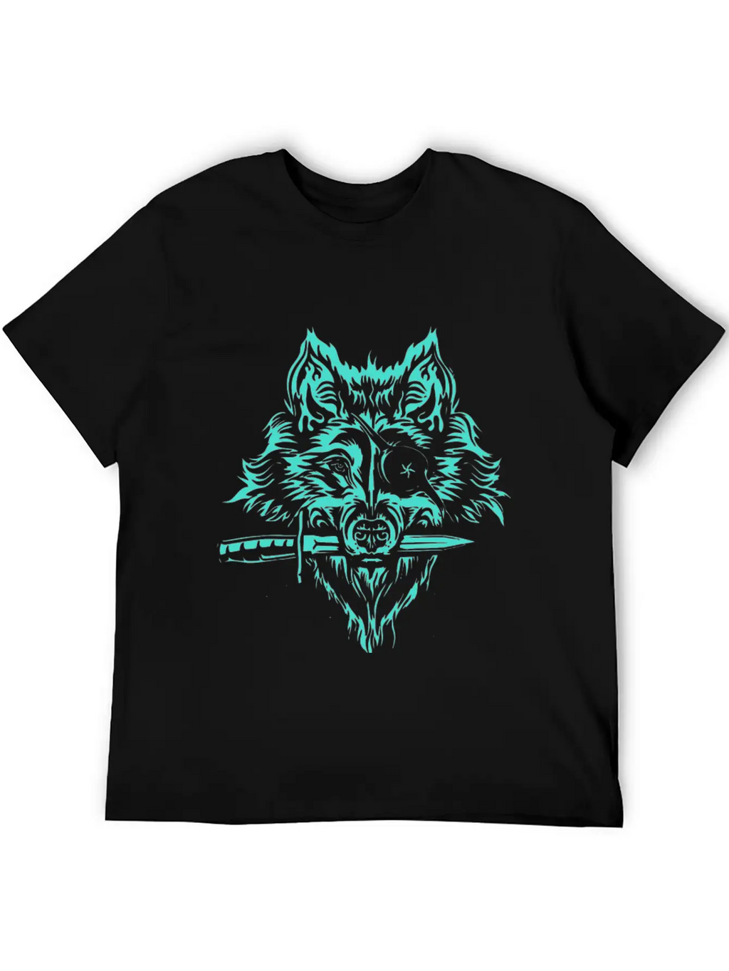 Space Wolf Pirate Breathable Soft Cotton T-Shirt – Timeless Casual Look