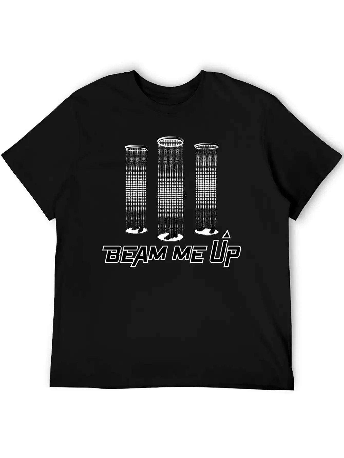 Spaceship And Teleport Breathable Soft Cotton T-Shirt – Timeless Casual Look