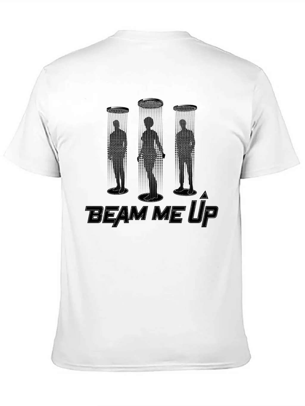 Spaceship And Teleport Breathable Soft Cotton T-Shirt – Timeless Casual Look