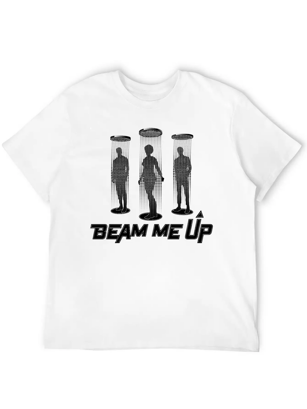 Spaceship And Teleport Breathable Soft Cotton T-Shirt – Timeless Casual Look