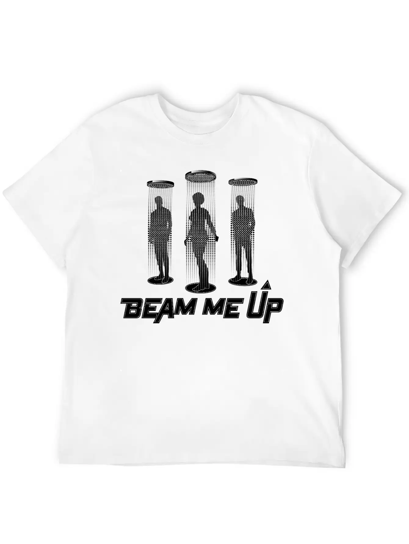 Spaceship And Teleport Breathable Soft Cotton T-Shirt – Timeless Casual Look