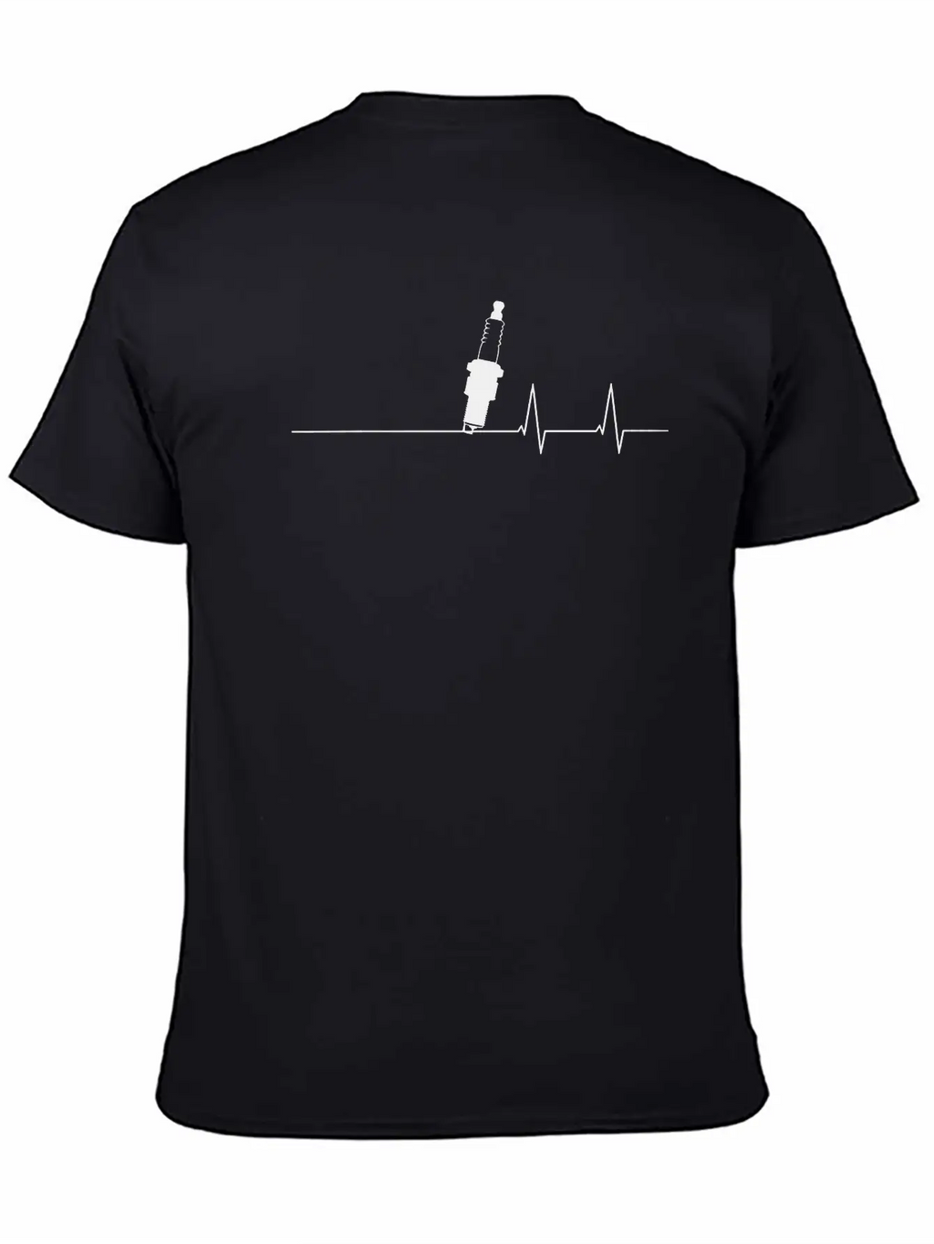 Spark Heartbeat Unisex Casual T-Shirt – Clean Design For Daily Comfort