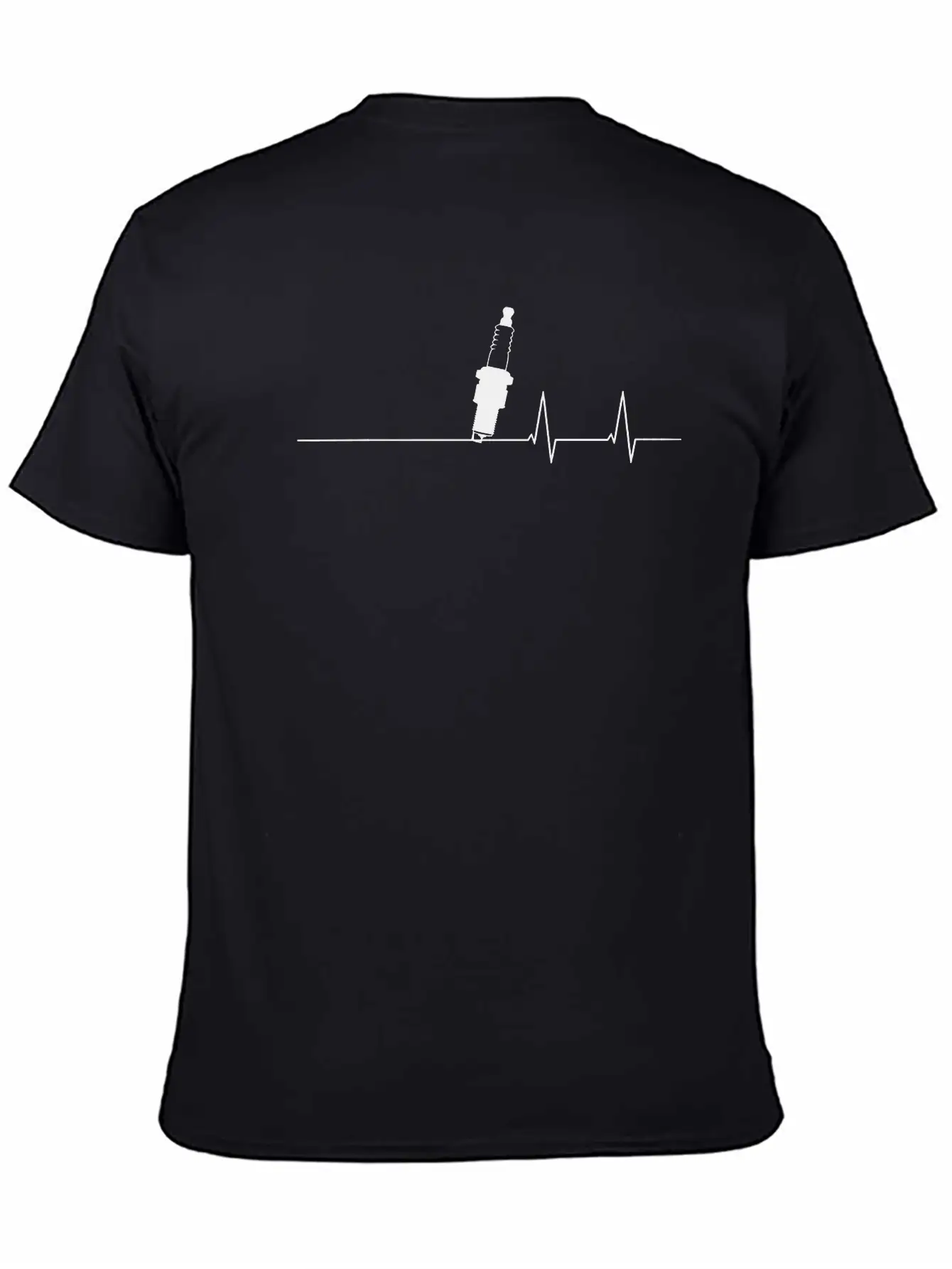 Spark Heartbeat Unisex Casual T-Shirt – Clean Design For Daily Comfort