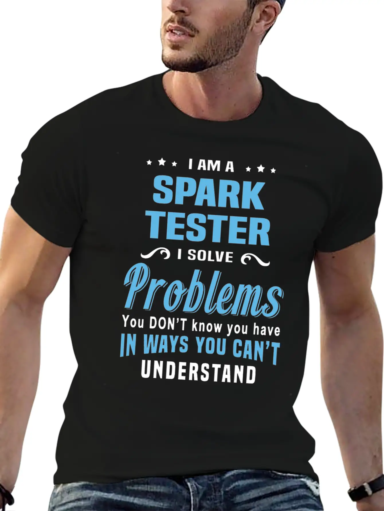 Spark Tester Basic Graphic T-Shirt – Daily Comfort In Soft Cotton