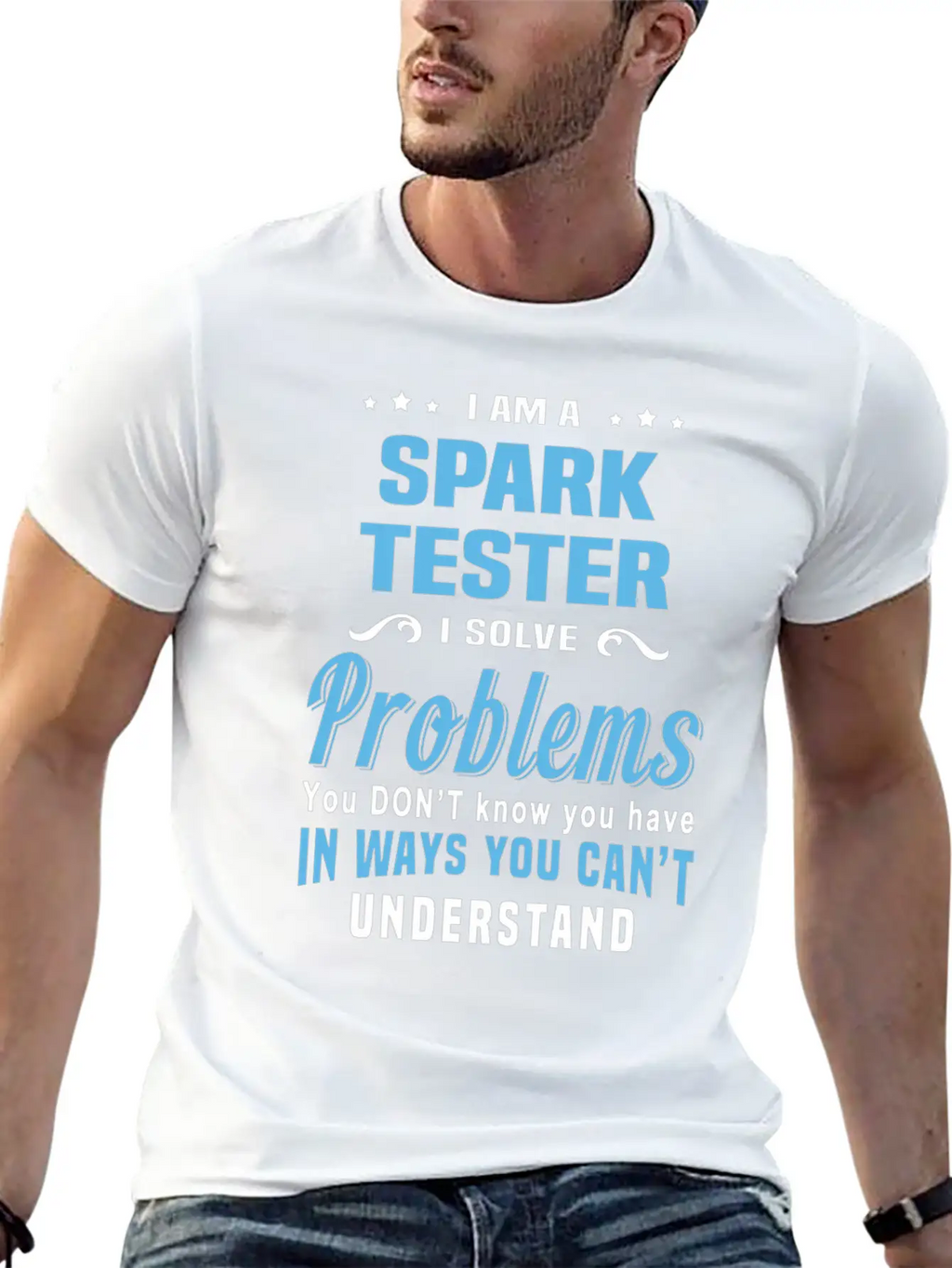 Spark Tester Basic Graphic T-Shirt – Daily Comfort In Soft Cotton