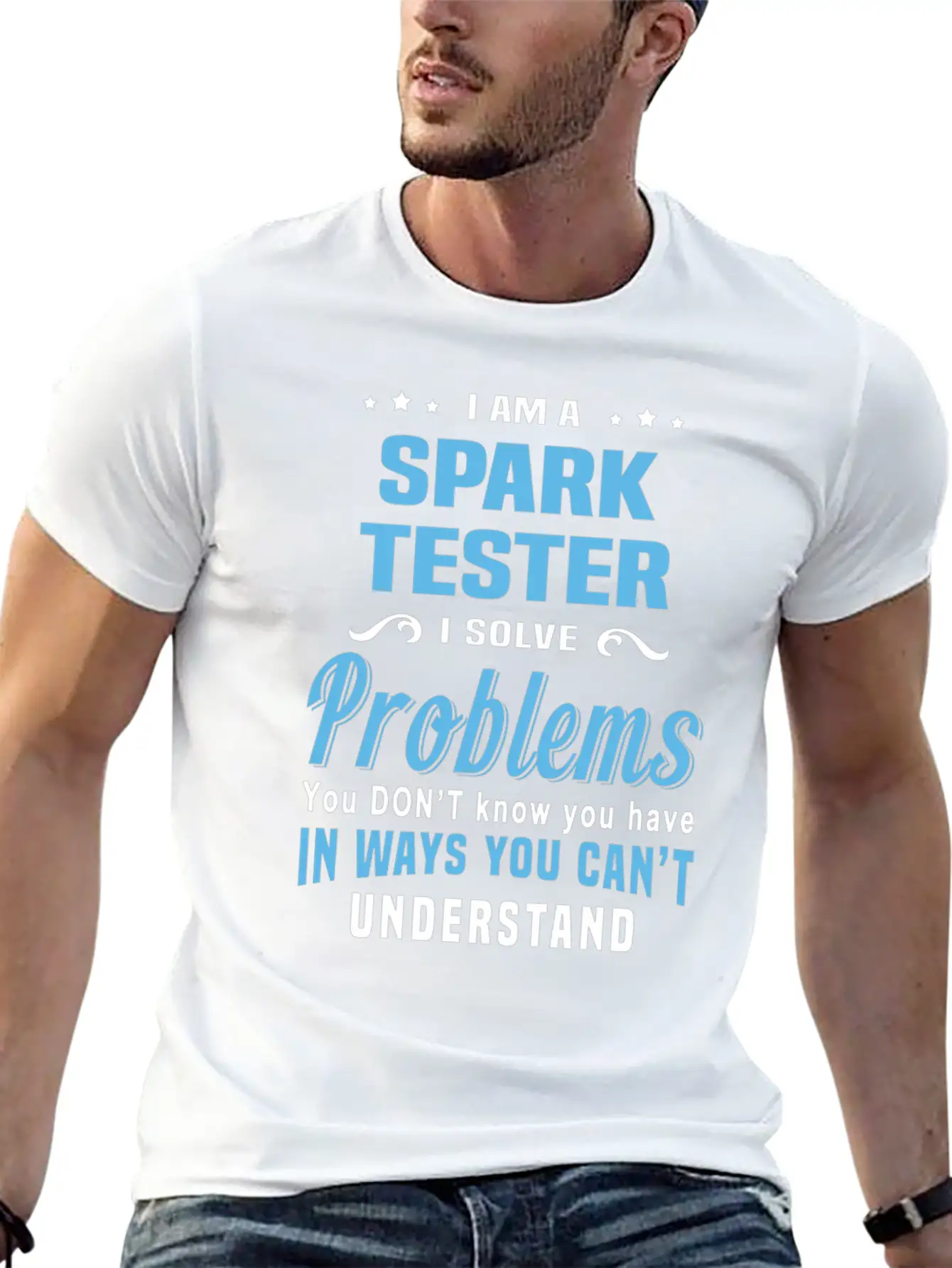 Spark Tester Basic Graphic T-Shirt – Daily Comfort In Soft Cotton
