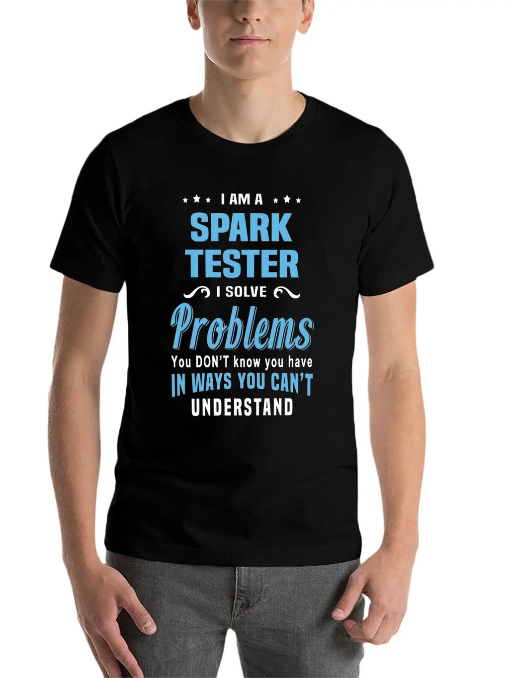 Spark Tester Basic Graphic T-Shirt – Daily Comfort In Soft Cotton