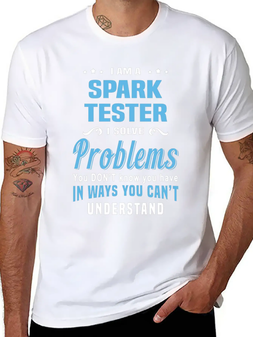 Spark Tester Basic Graphic T-Shirt – Daily Comfort In Soft Cotton