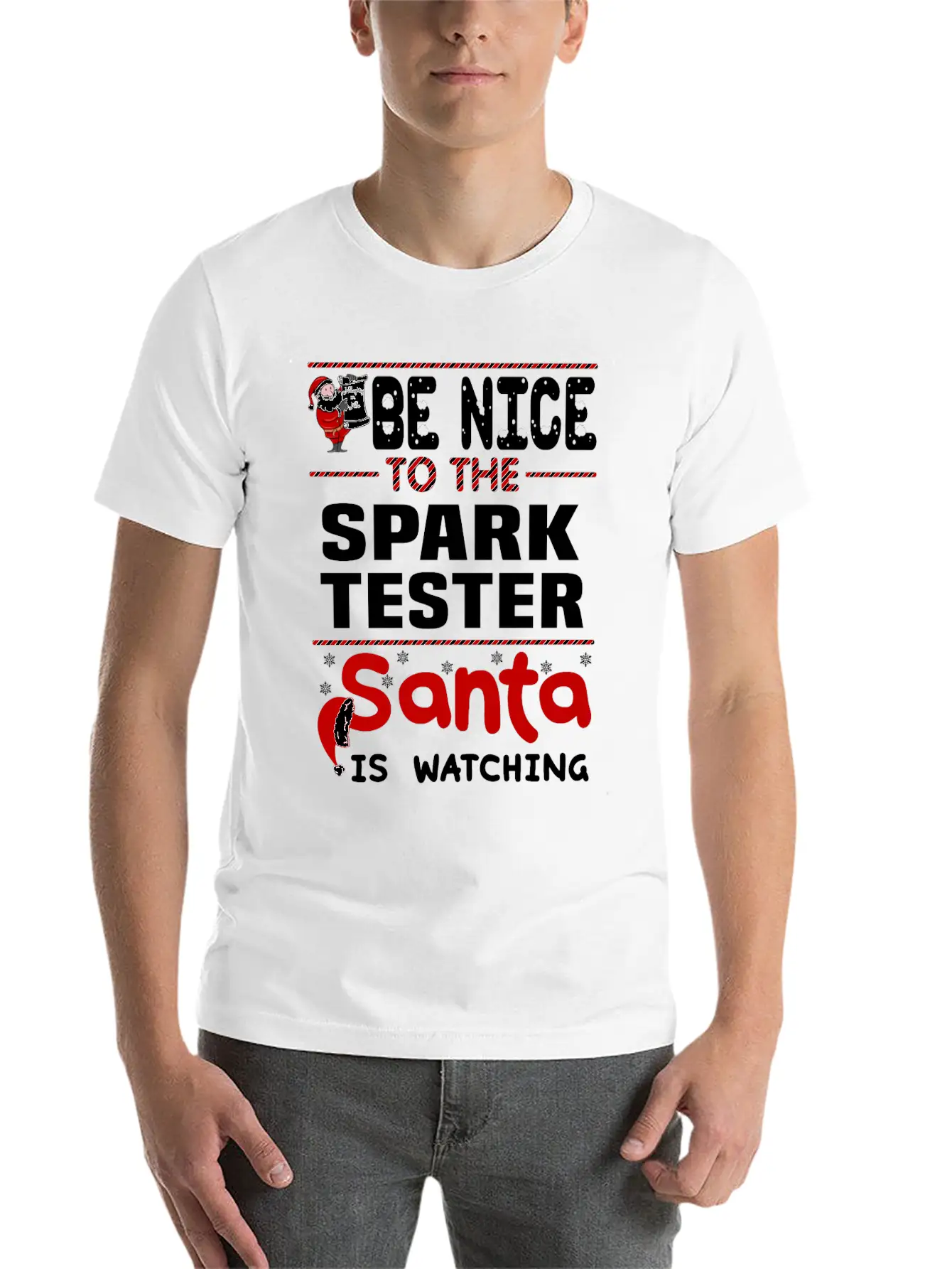 Spark Tester Essential Cotton Tee For Daily Outfits – Unisex Style
